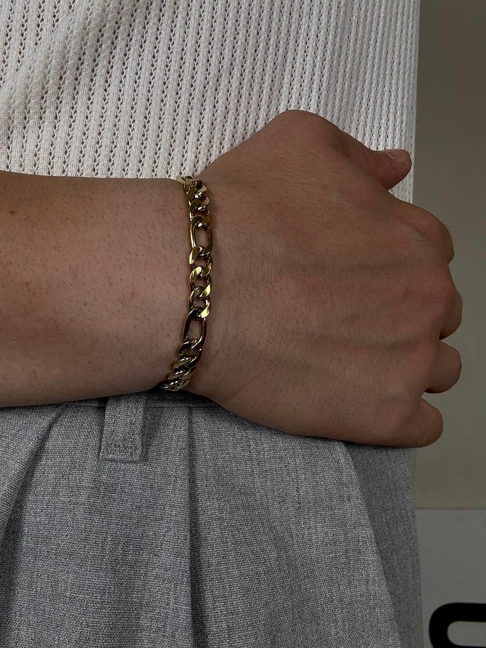 Gold Figaro Bracelet