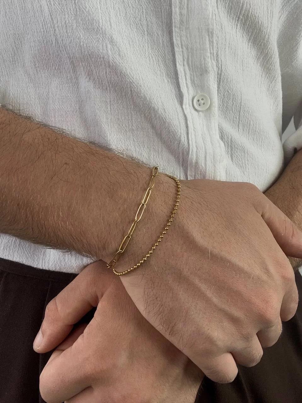 Gold Long Chain Bracelet