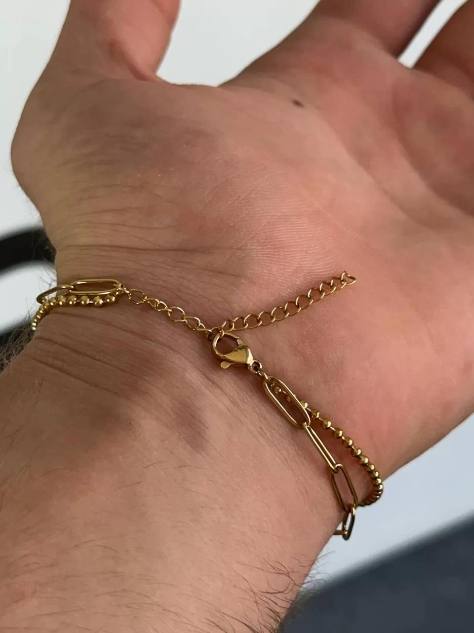 Gold Long Chain Bracelet