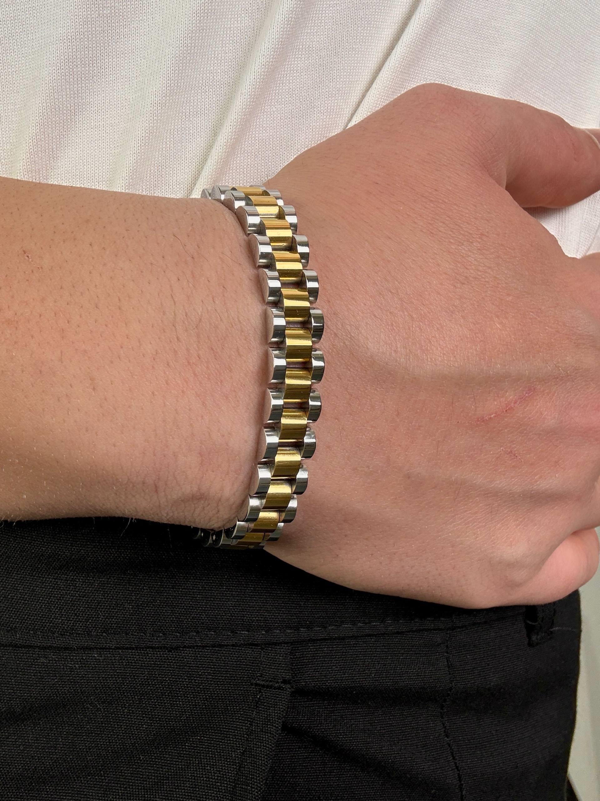 Gold - Silver Rolex Bracelet