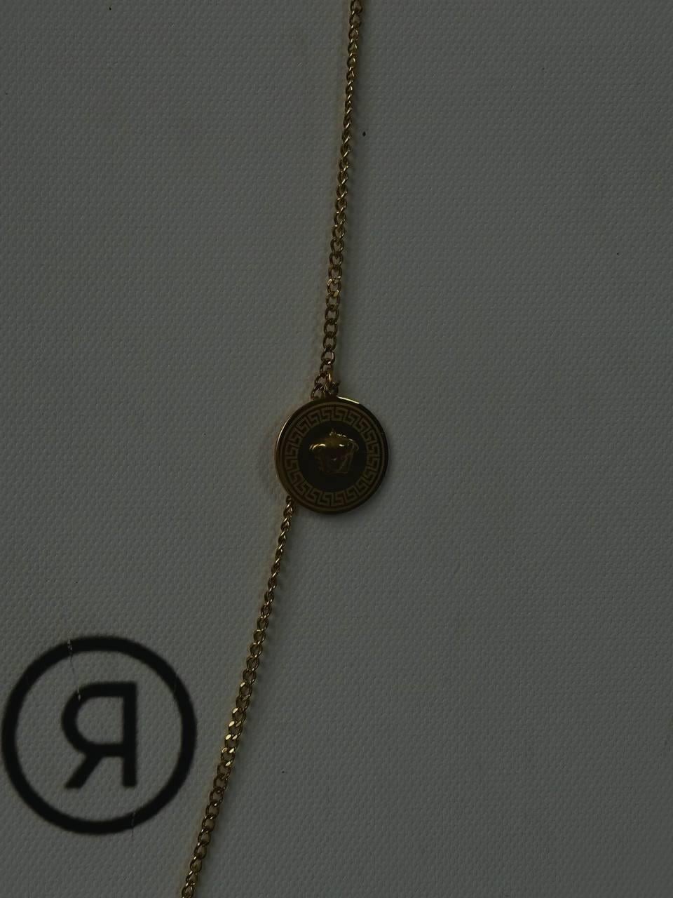 Gold Versace Relief Necklace