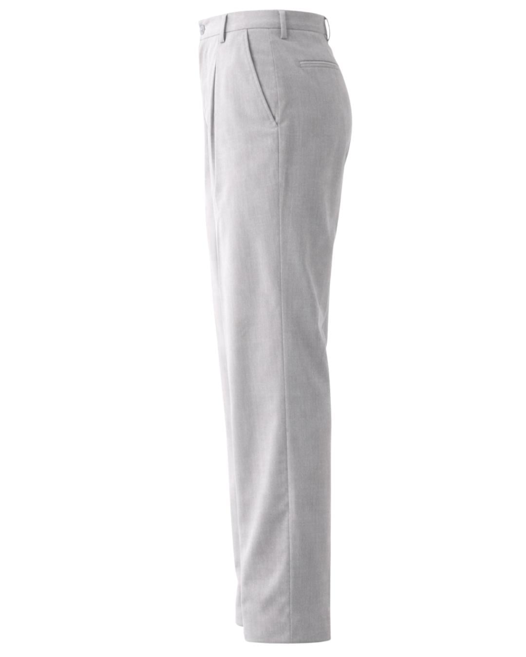 Gri Pileli Baggy Kumaş Pantolon