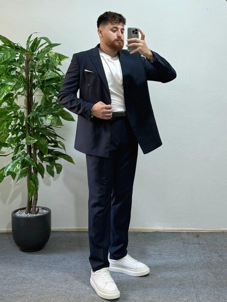 Imperial Premium Lacivert Kruvaze Takım