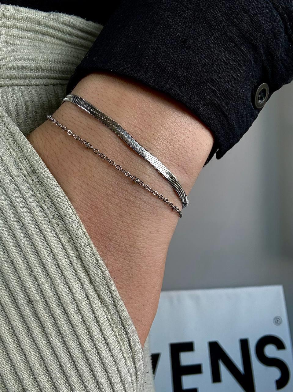 Italian Two Chain Bracelet