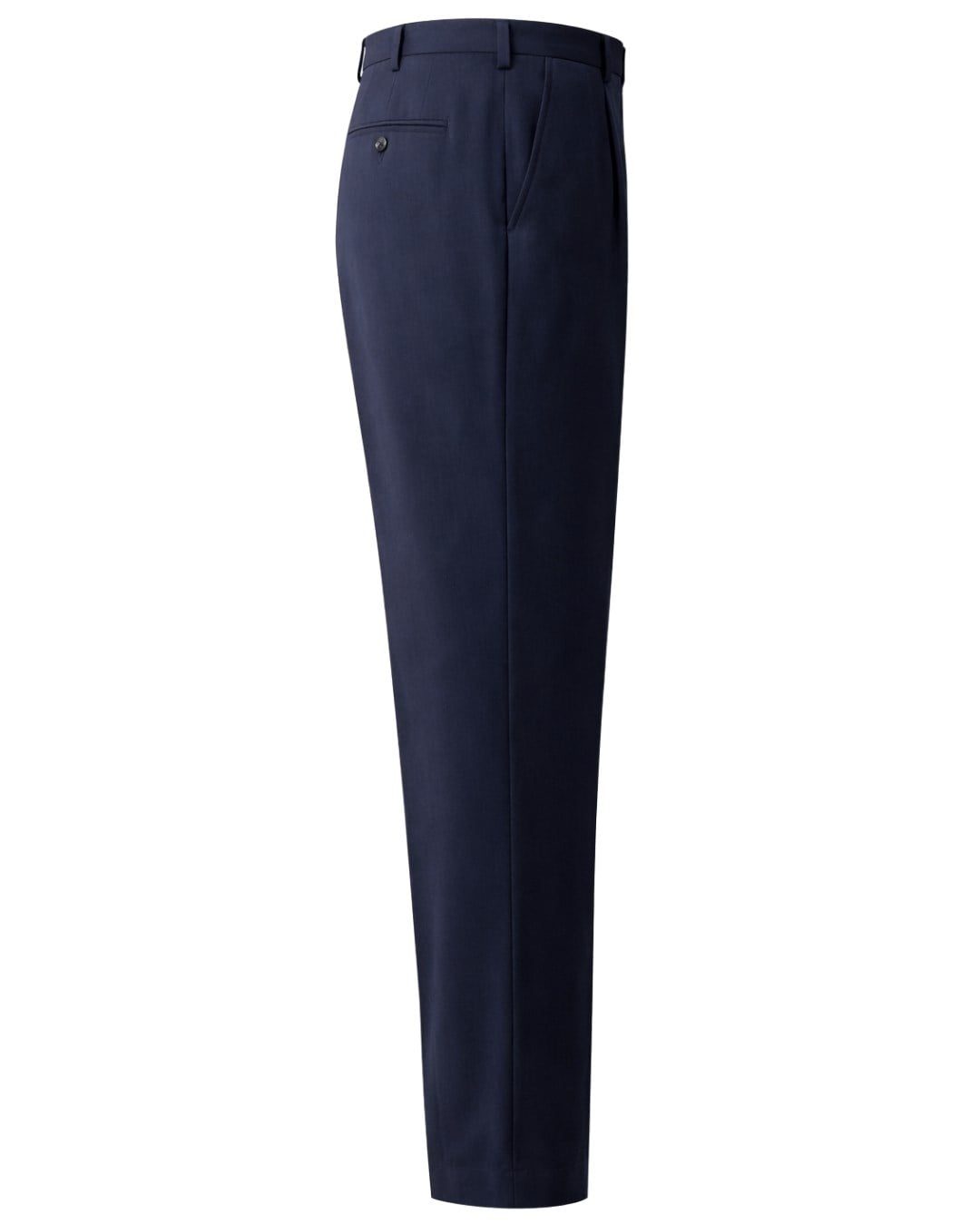 Lacivert Pileli Baggy Kumaş Pantolon