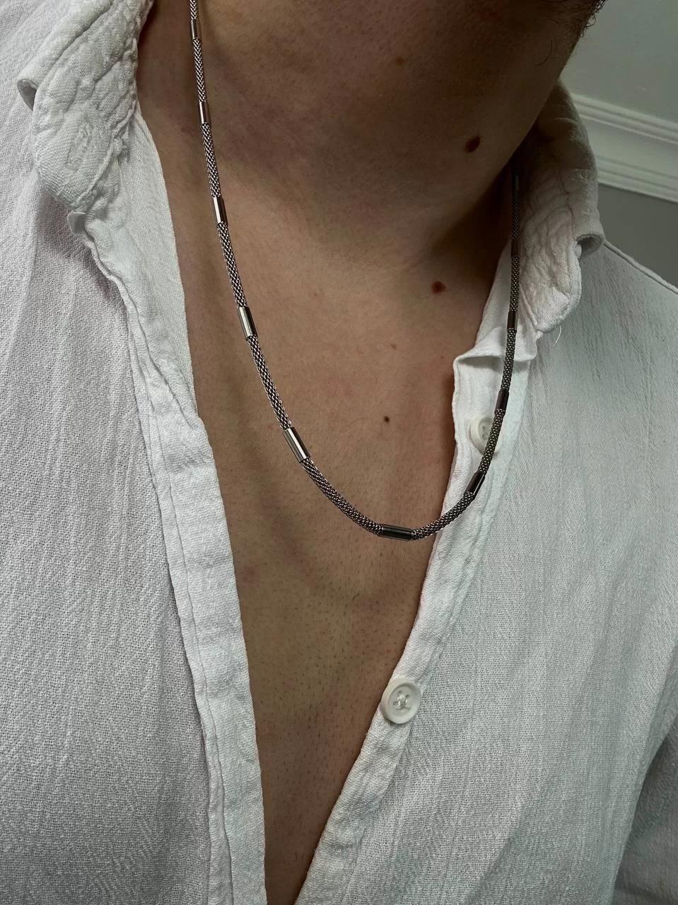 Long Cylinder Necklace