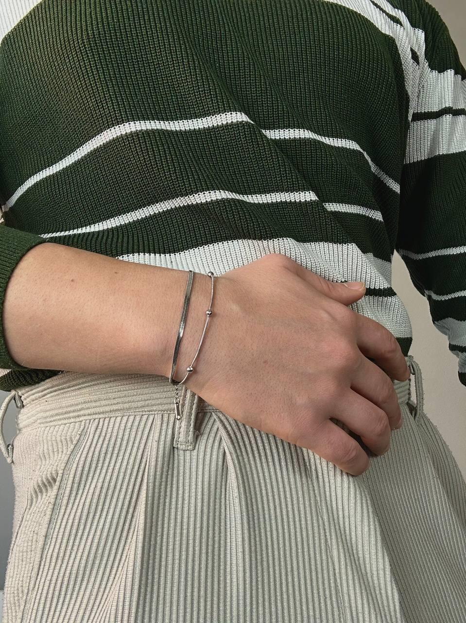 Silver Ball Bracelet