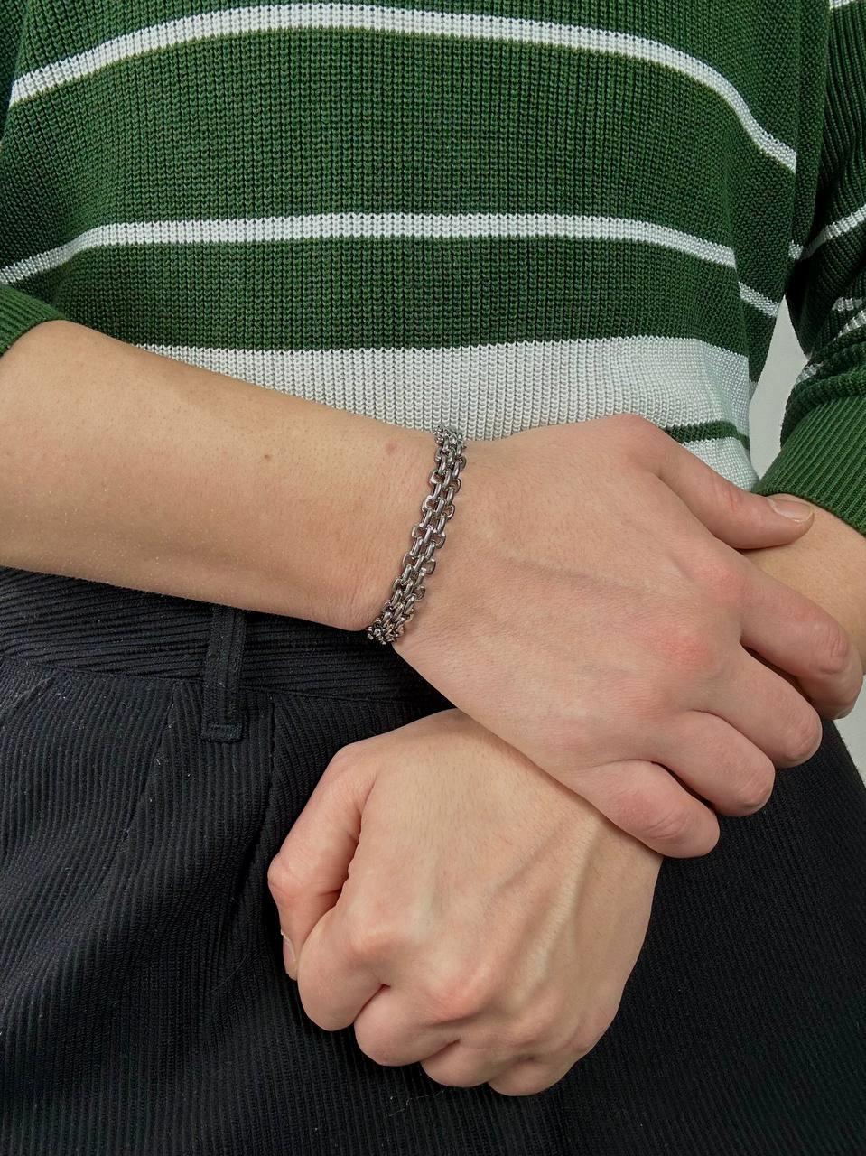 Silver Bold Bracelet