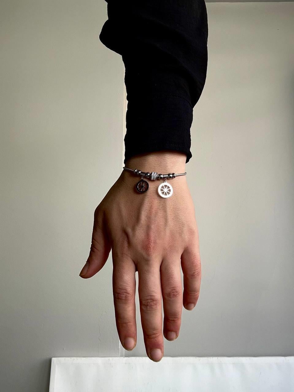 Silver Double Star Bracelet