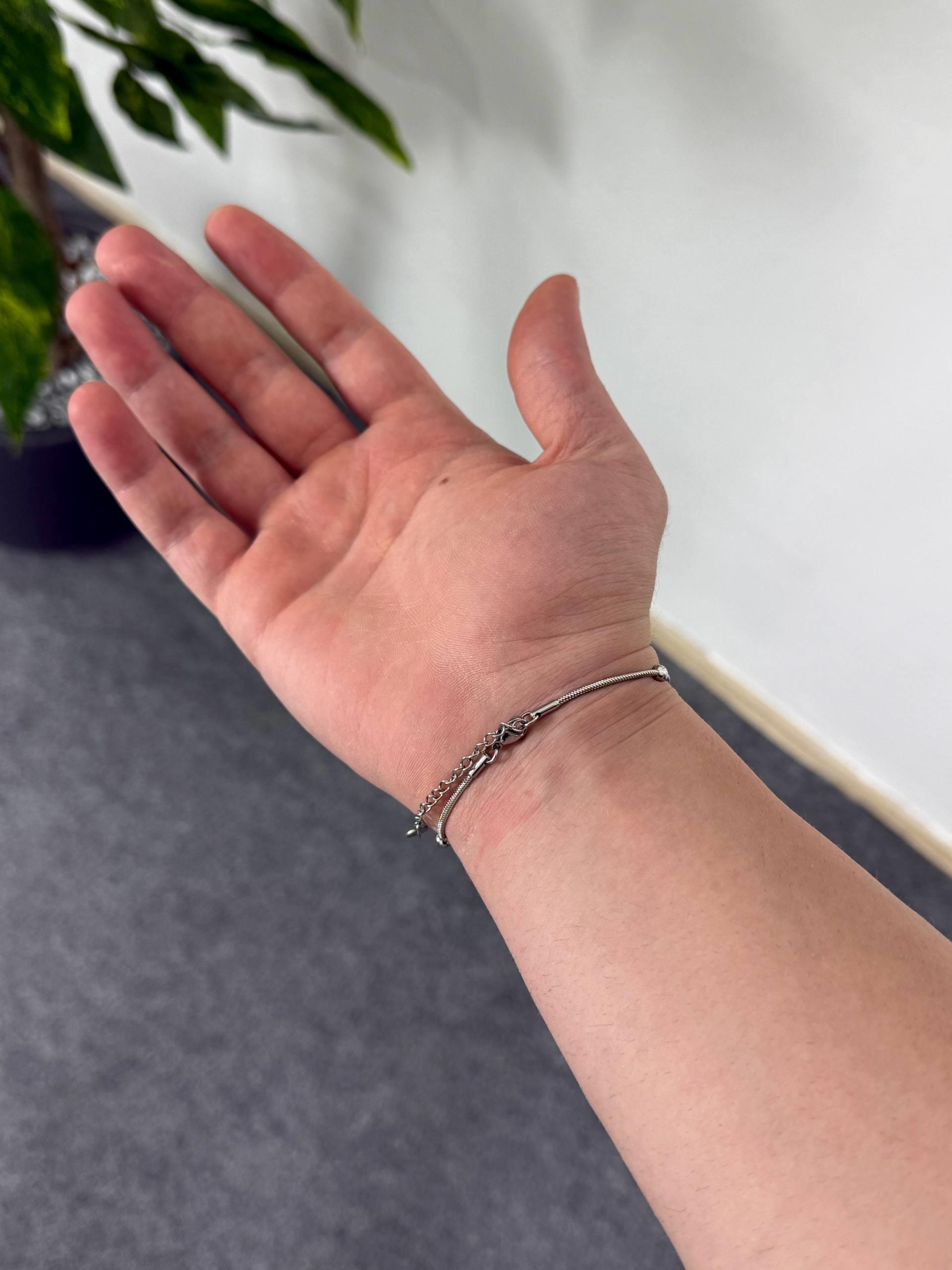 Silver North Ball Bracelet