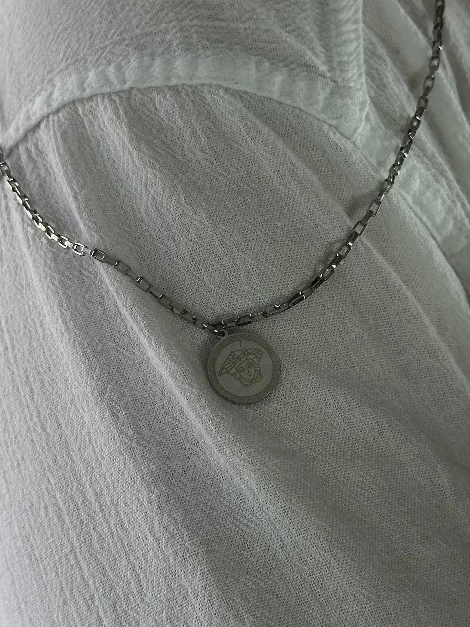 Silver Versace Necklace