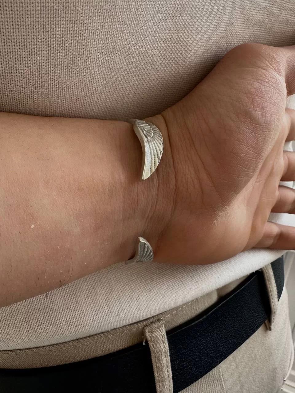 Silver Wing Bracelet