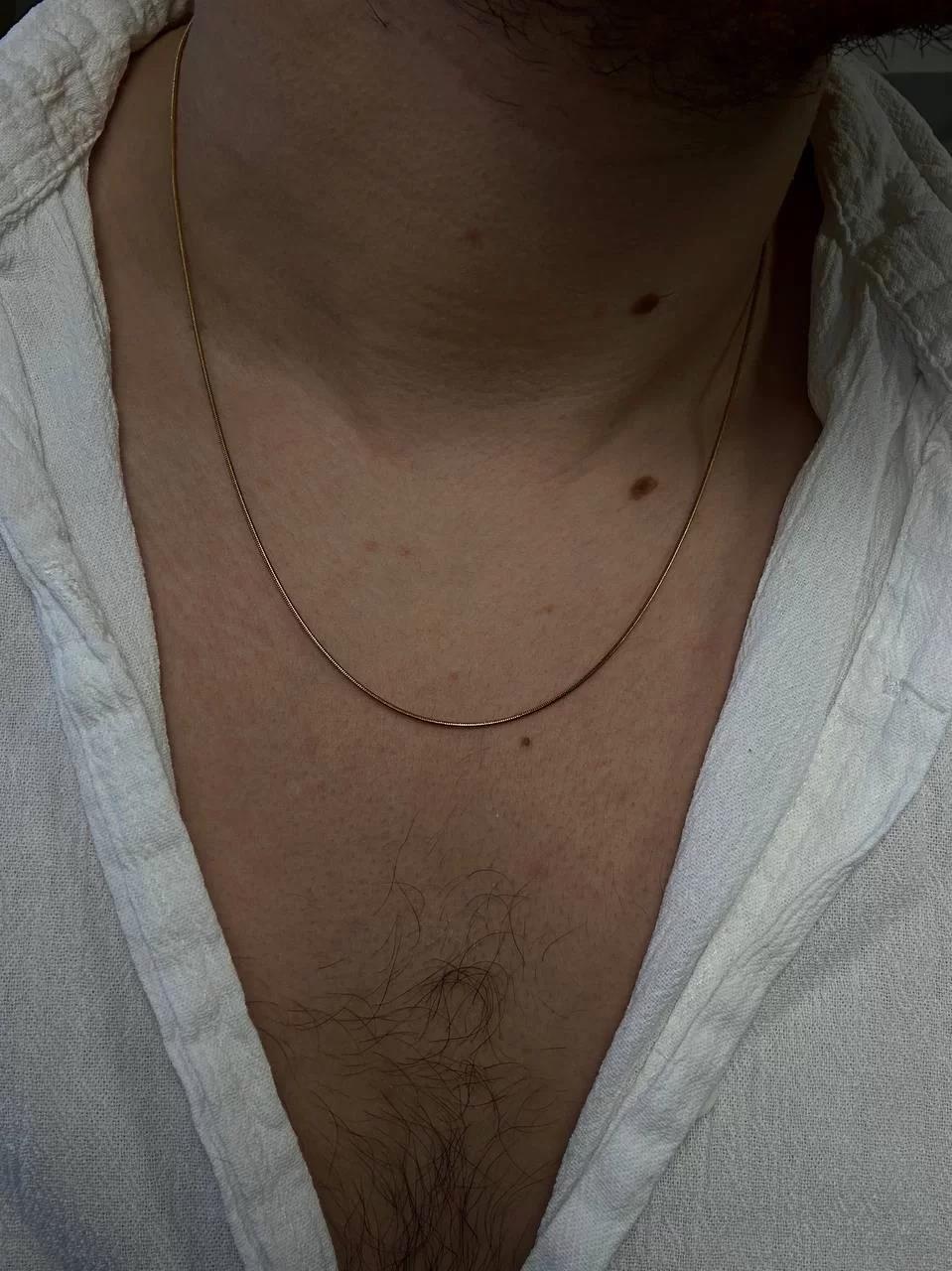 Slim Gold Mirror Necklace