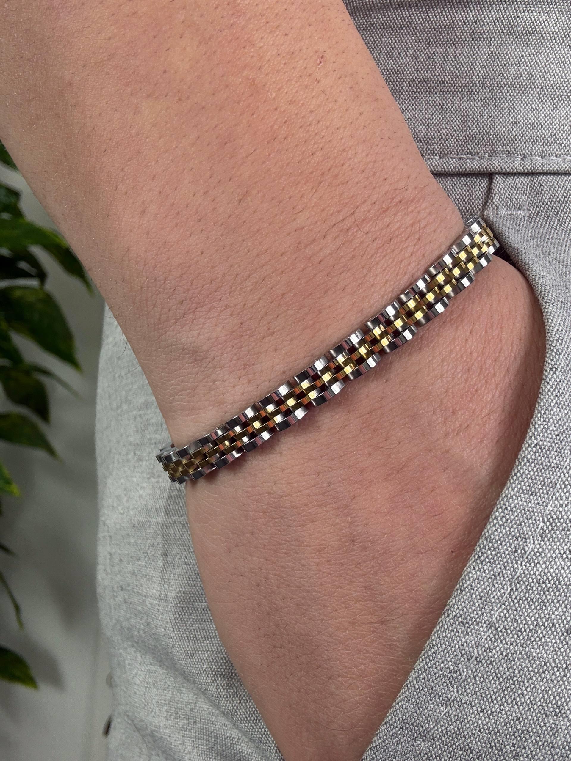 Slim Gold - Silver Rolex Bracelet