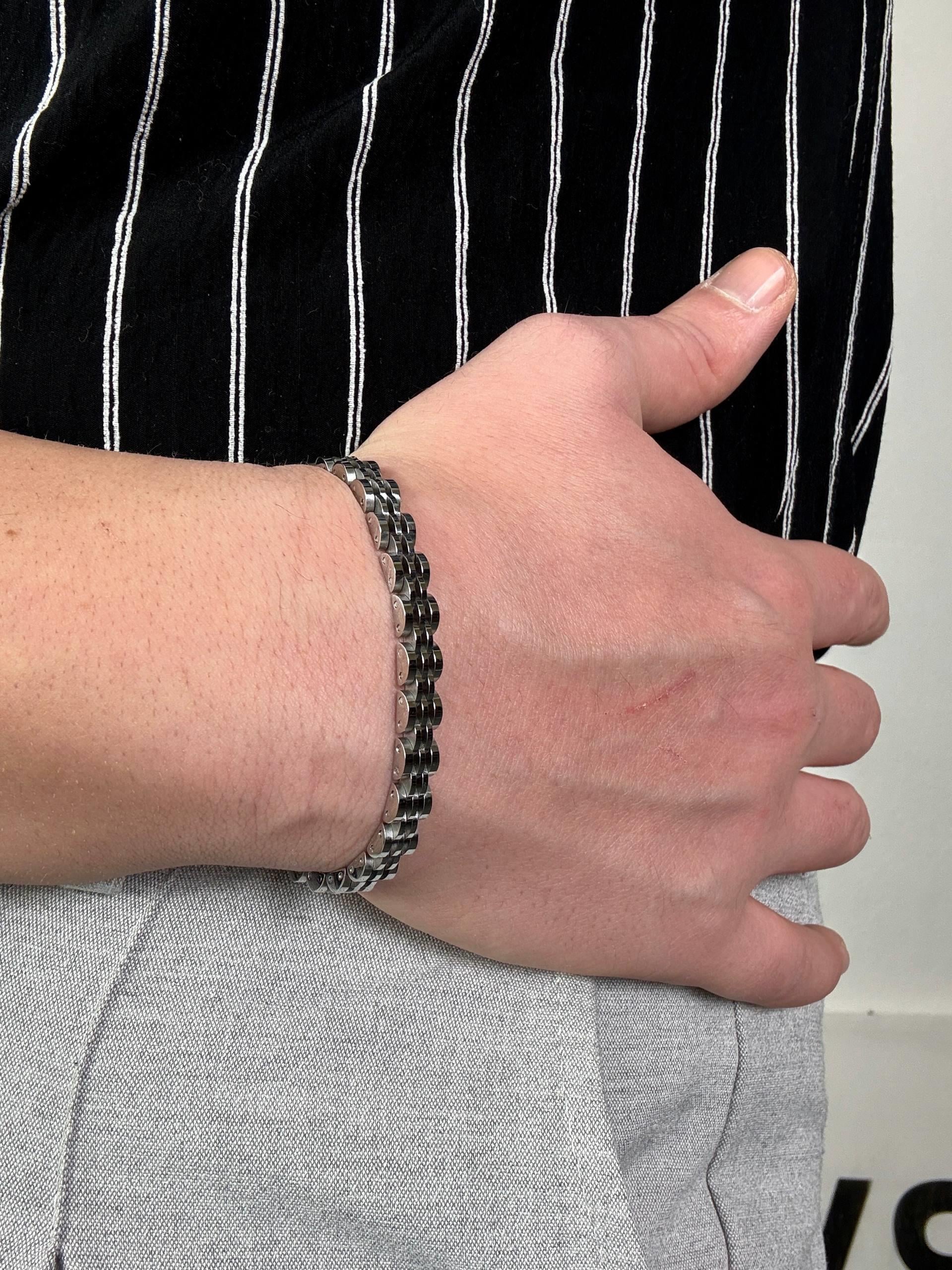 Slim Silver Rolex Bracelet
