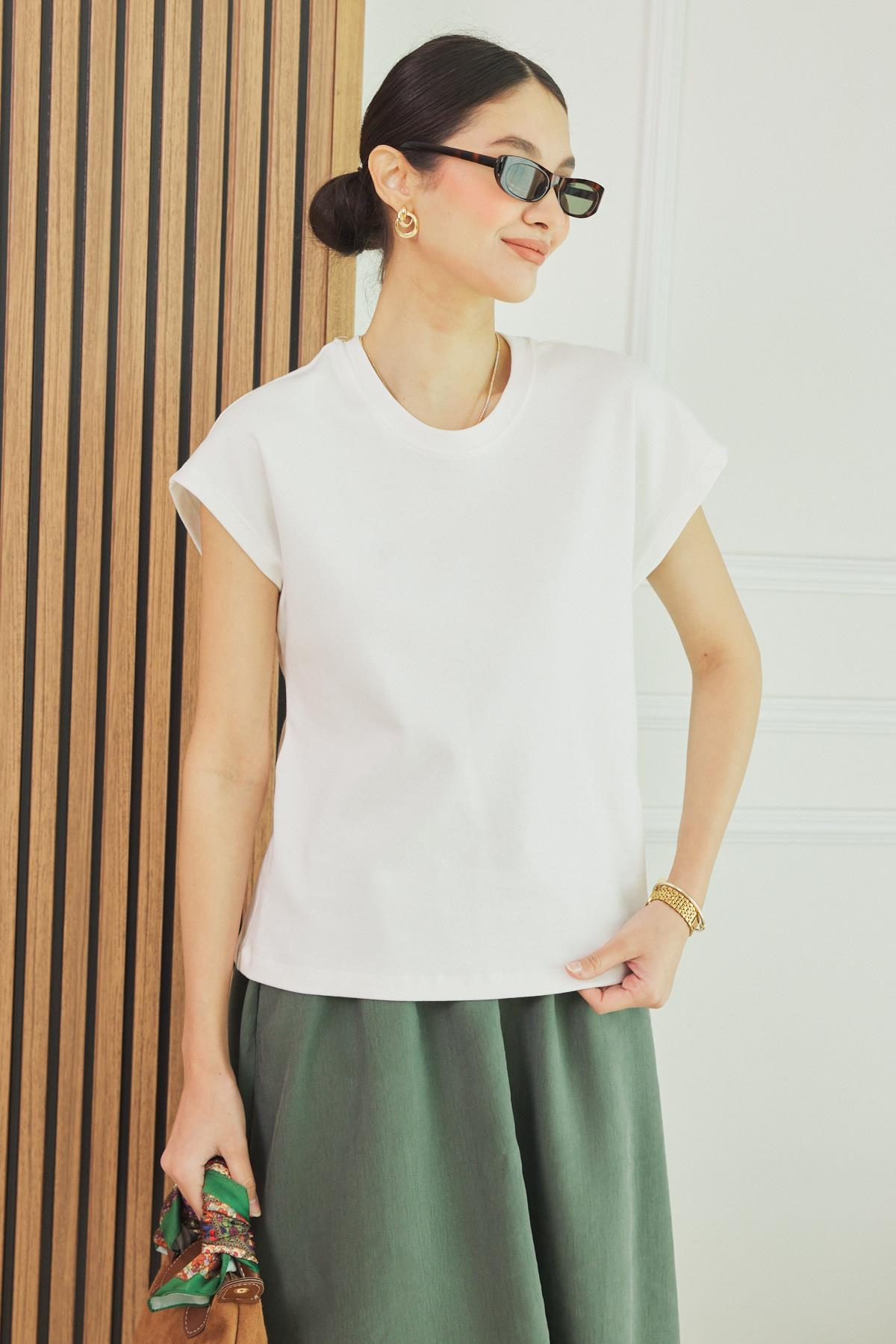 Basic T-Shirt - BEYAZ