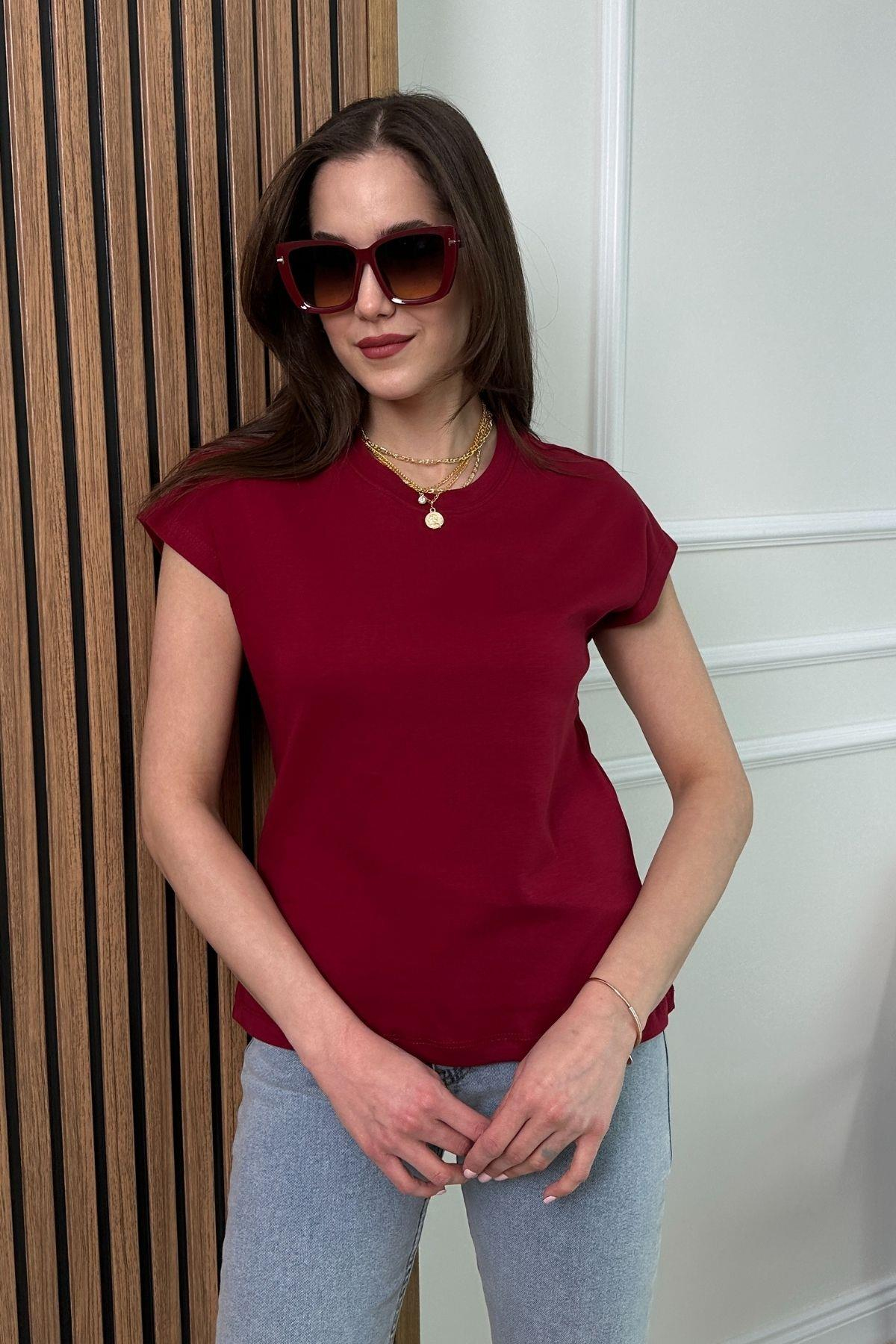 Basic T-Shirt - BORDO