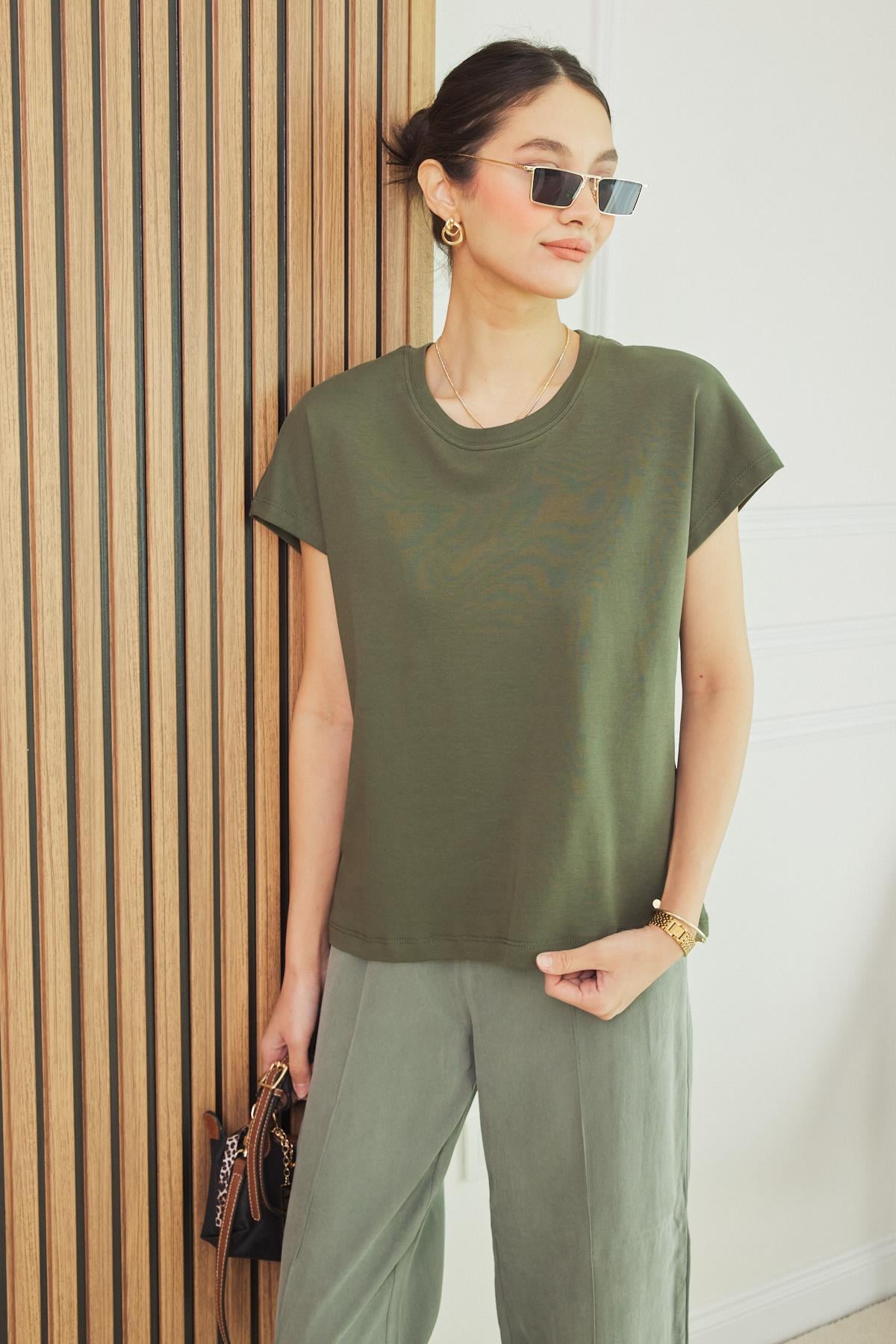 Basic T-Shirt - HAKİ
