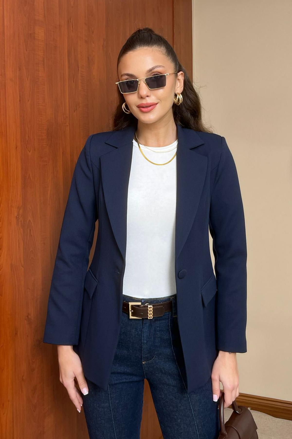 Blazer Ceket - LACİVERT