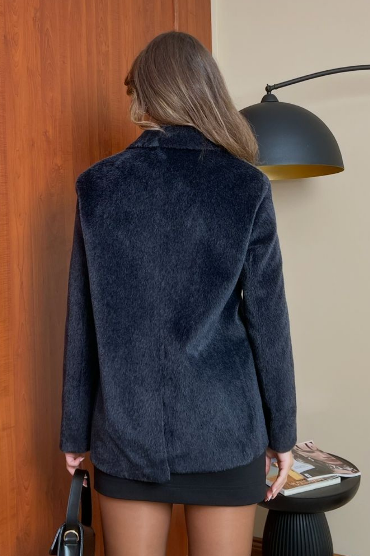 Fox Kürk Blazer Ceket - SİYAH