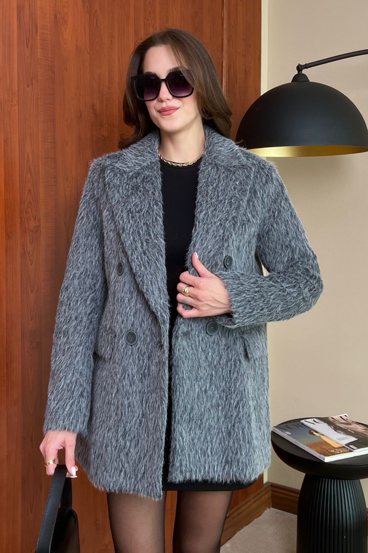 Kaşmir Blazer Ceket - GRİ