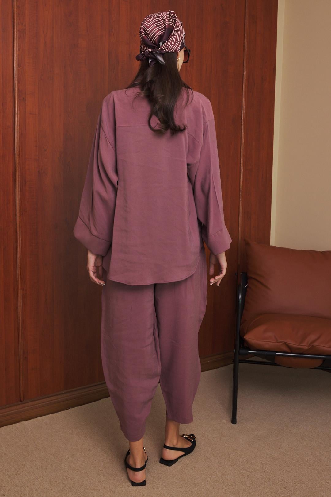 Oversize Gömlekli Takım - MÜRDÜM