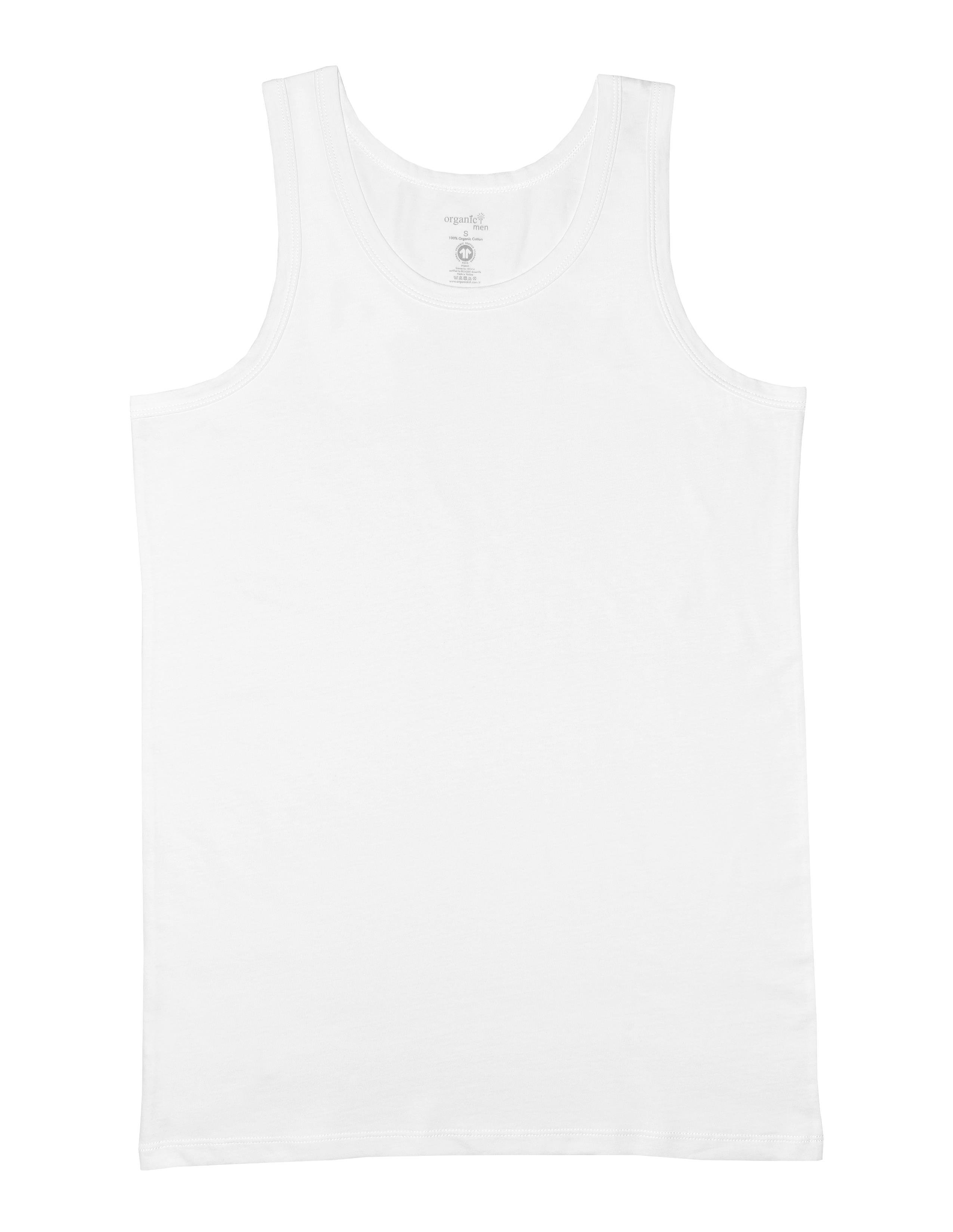  Basic Erkek Beyaz Atlet Seti 2'Li