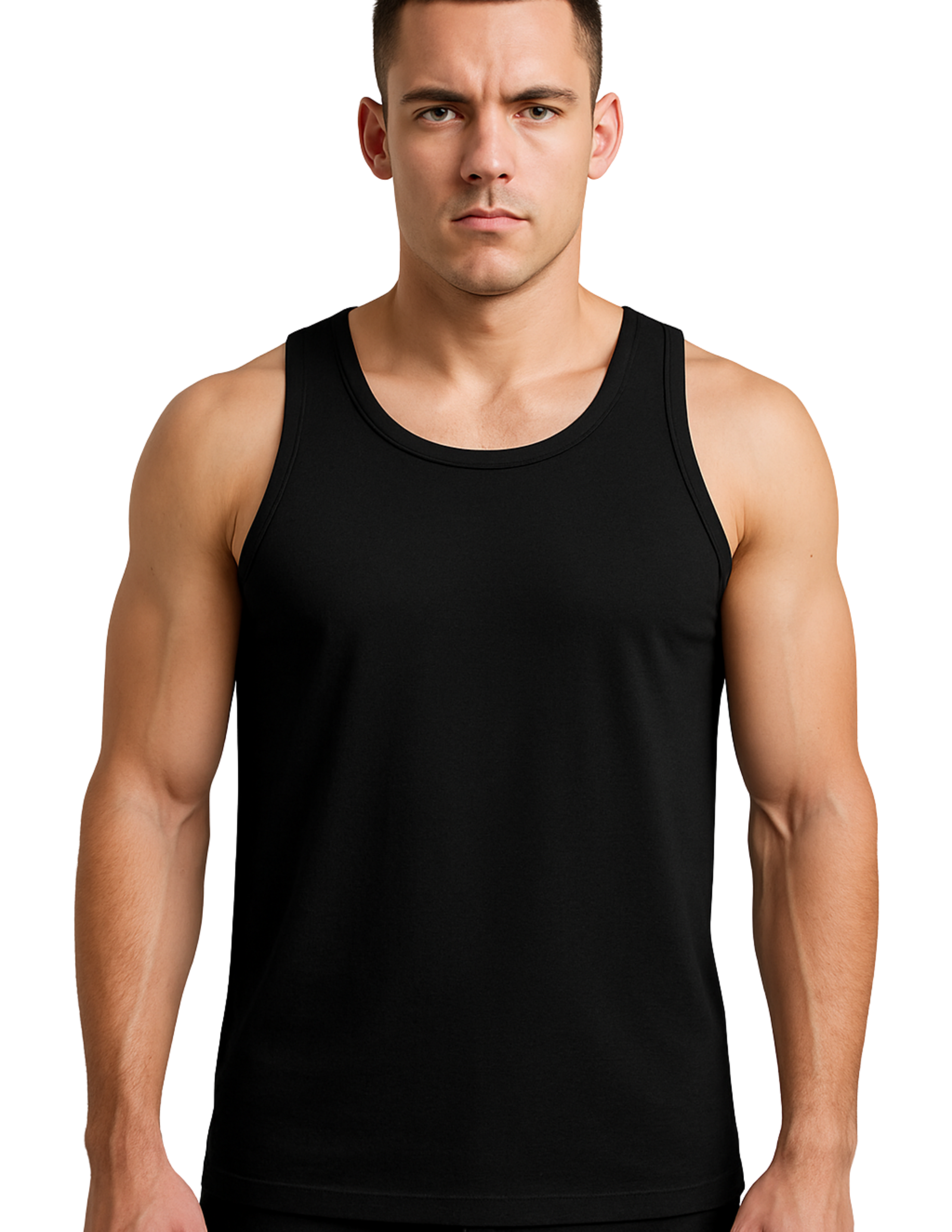  Basic Erkek Siyah Atlet Seti 2'li