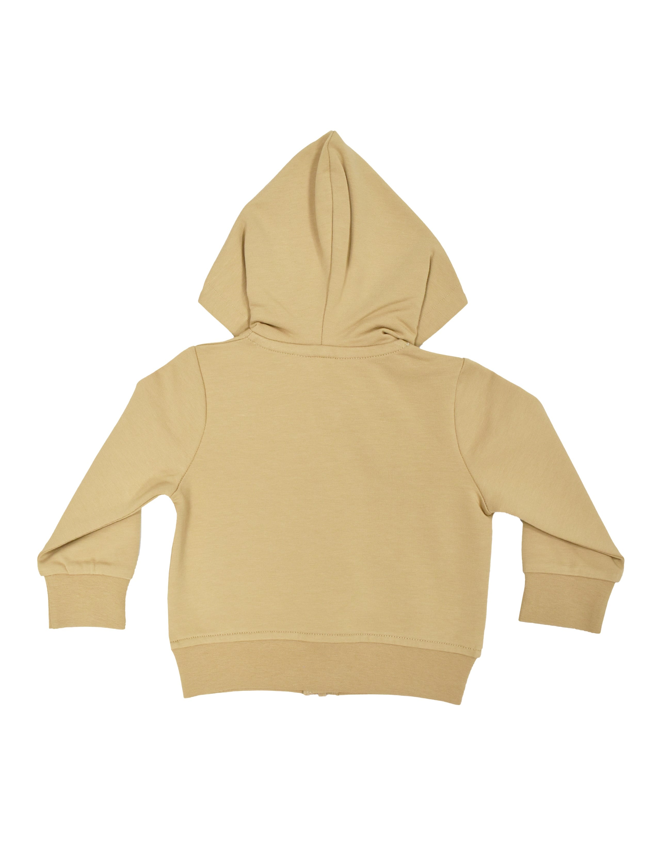 Basic Bebek Bej Kapüşonlu Sweatshirt 