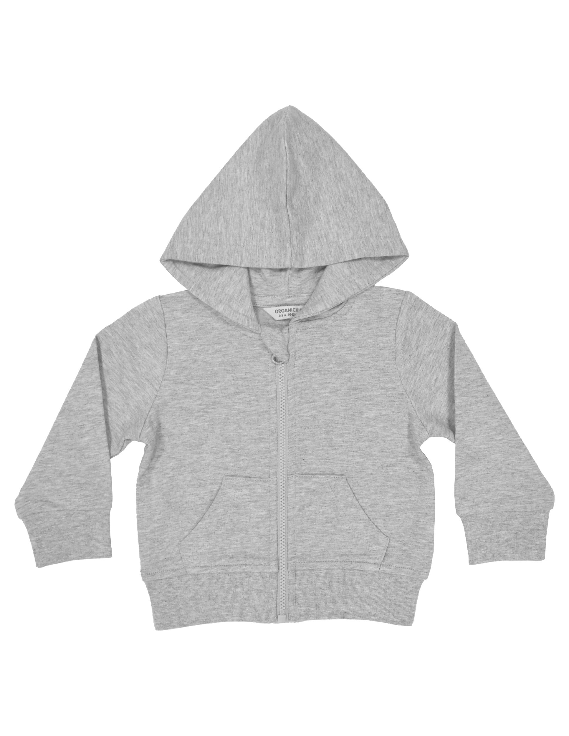 Basic Baby Hooded Gray Sweatshirt