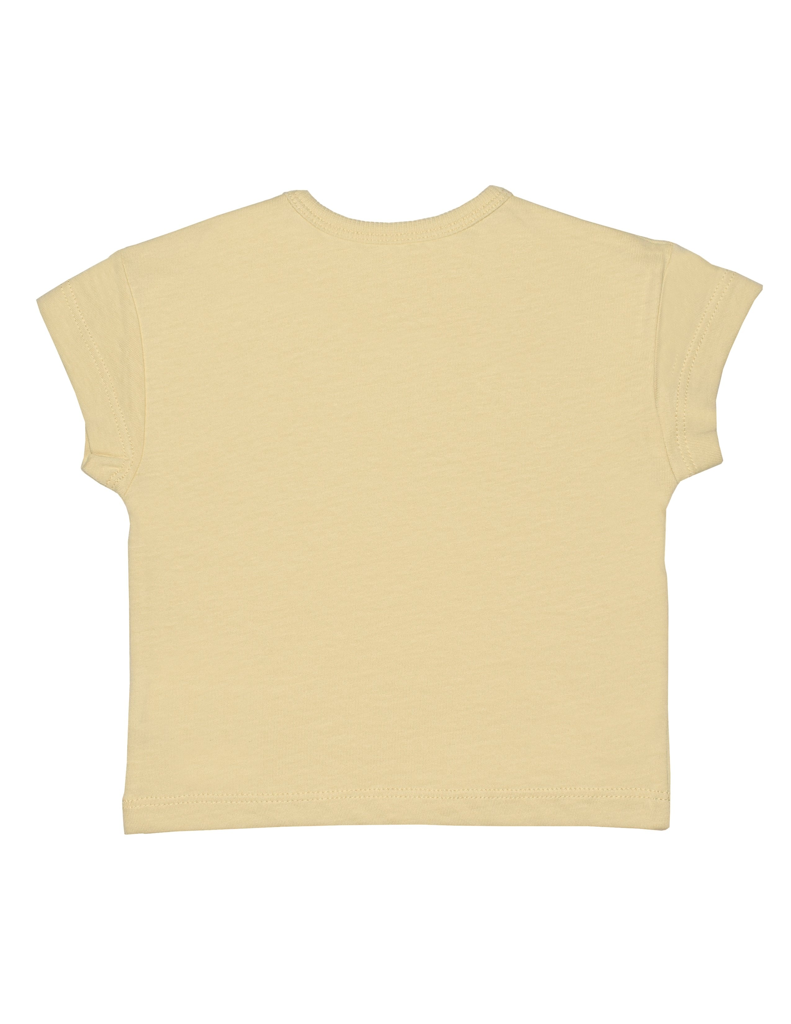 Basic Bebek Oversize Baskılı Bej T-shirt