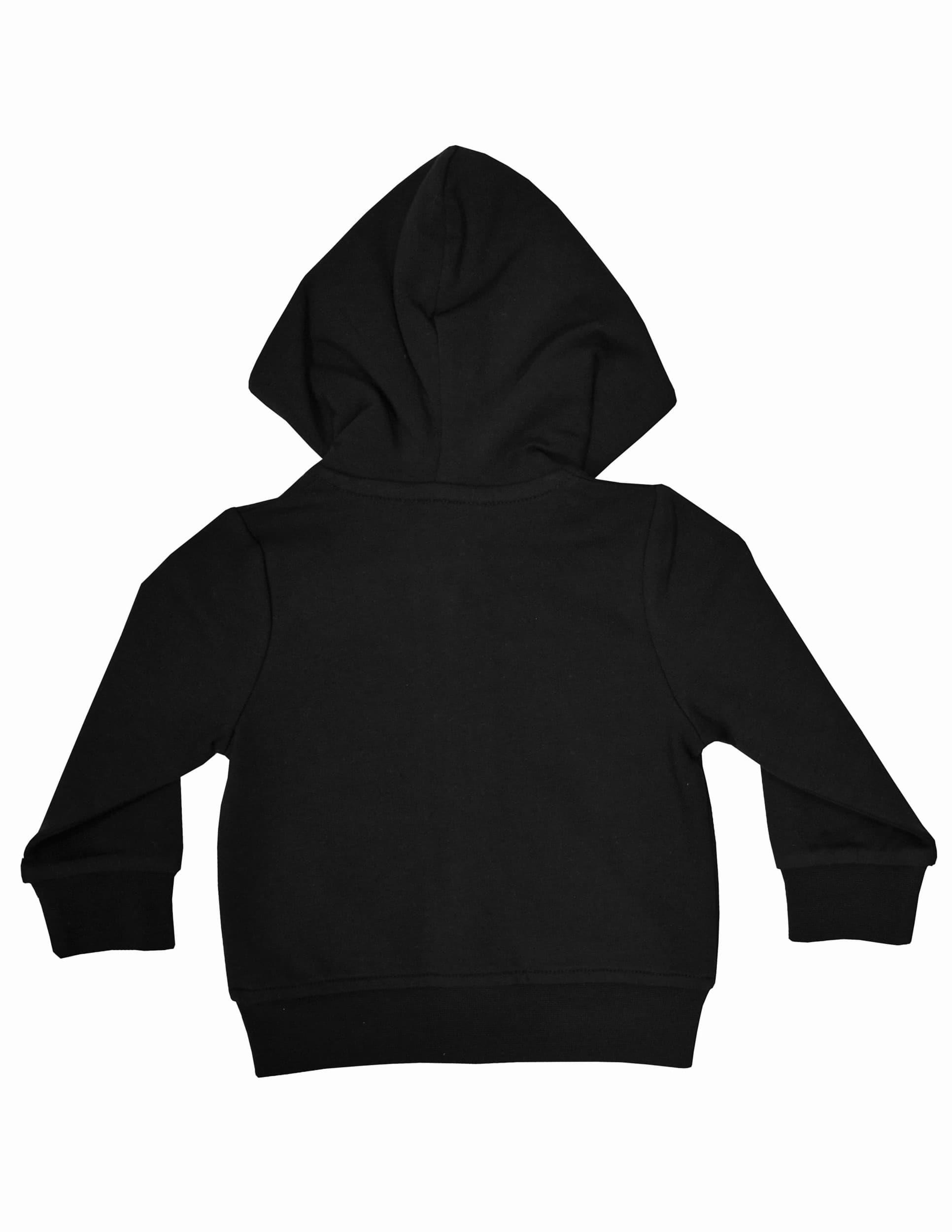 Basic Bebek Siyah Kapüşonlu Sweatshirt