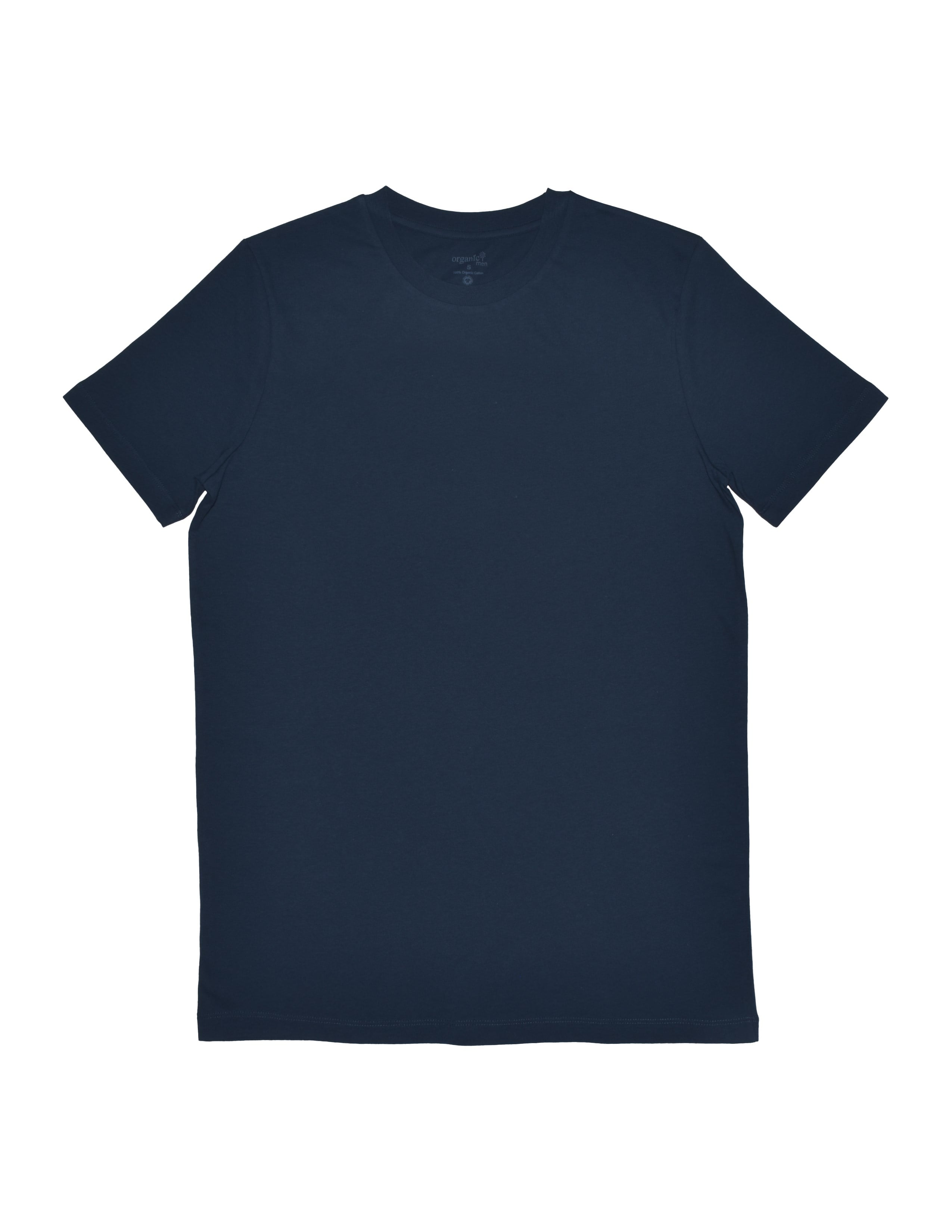 Basic Erkek Bisiklet Yaka Lacivert T-shirt
