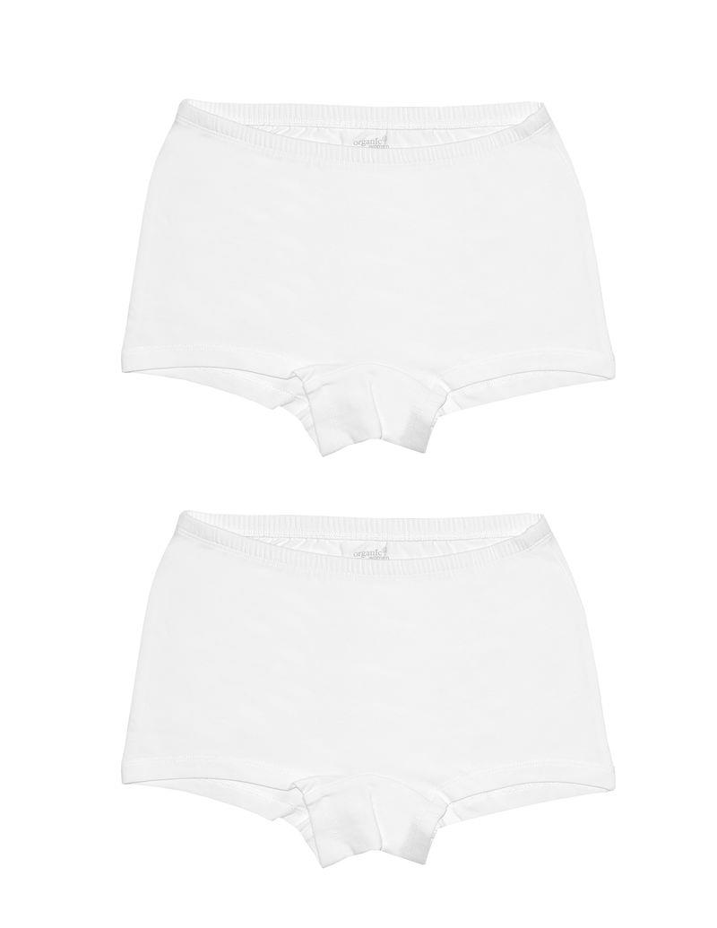 Basic Kadın Beyaz Boxer 2'li Set