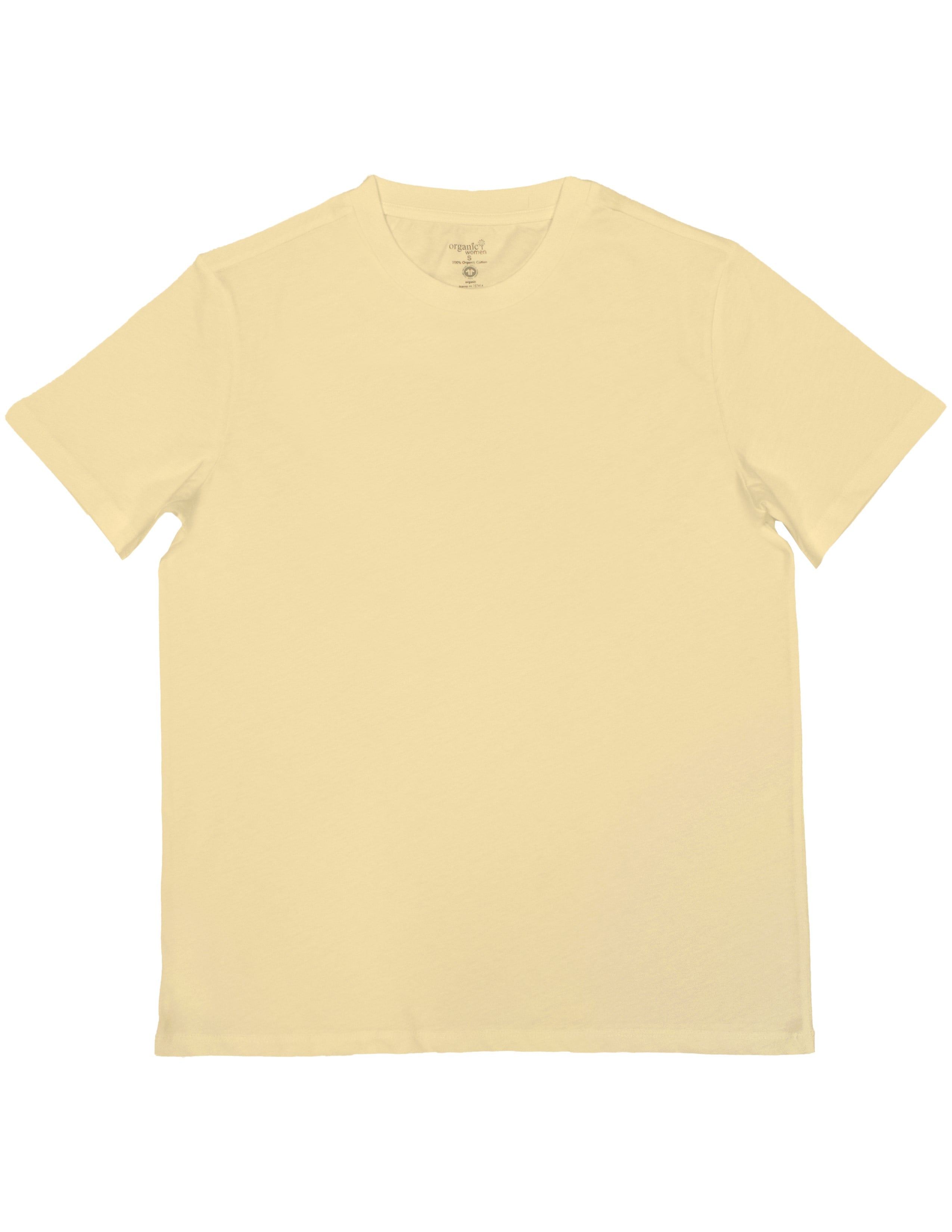 Basic Kadın Bisiklet Yaka Bej T-shirt
