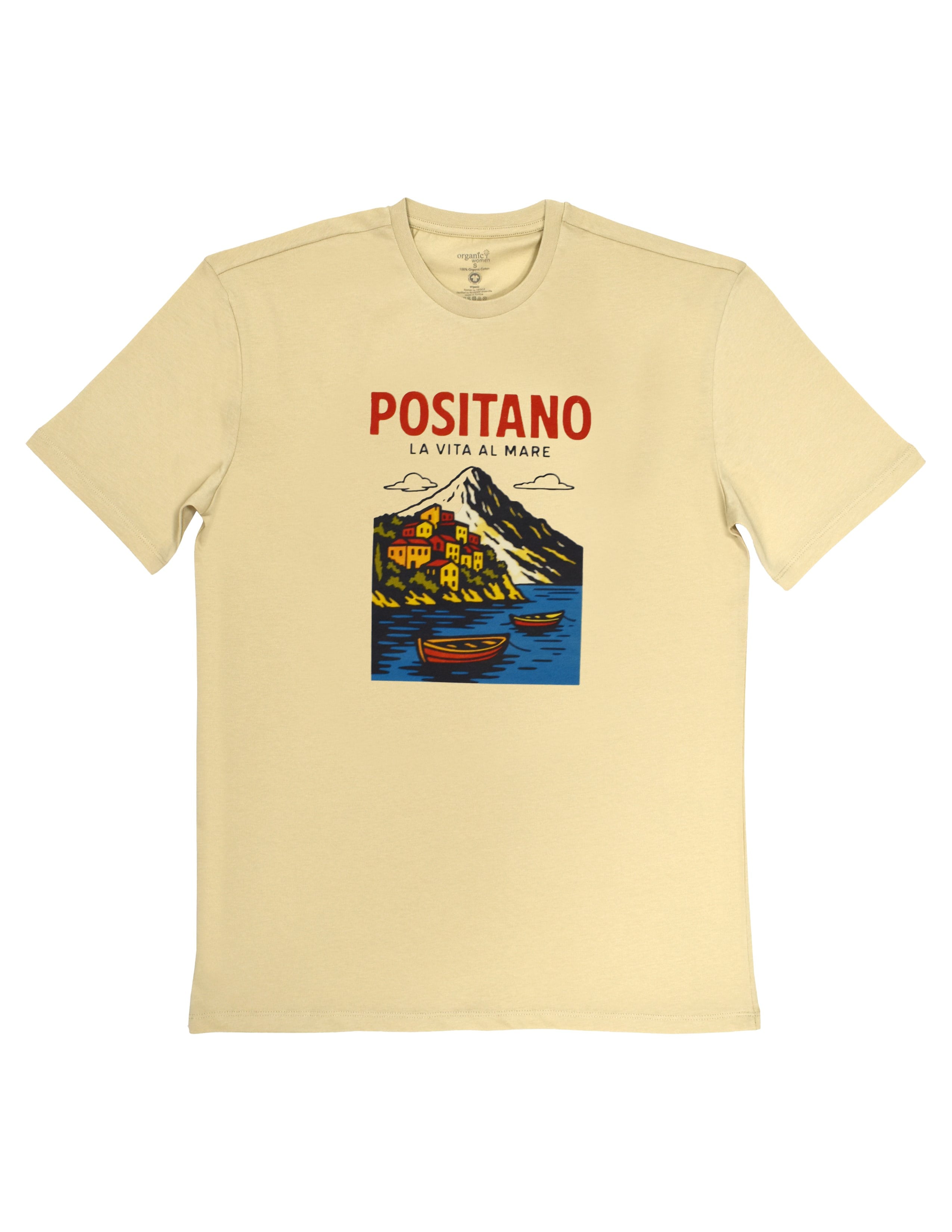 Basic Kadın Oversize Baskılı Bej T-shirt