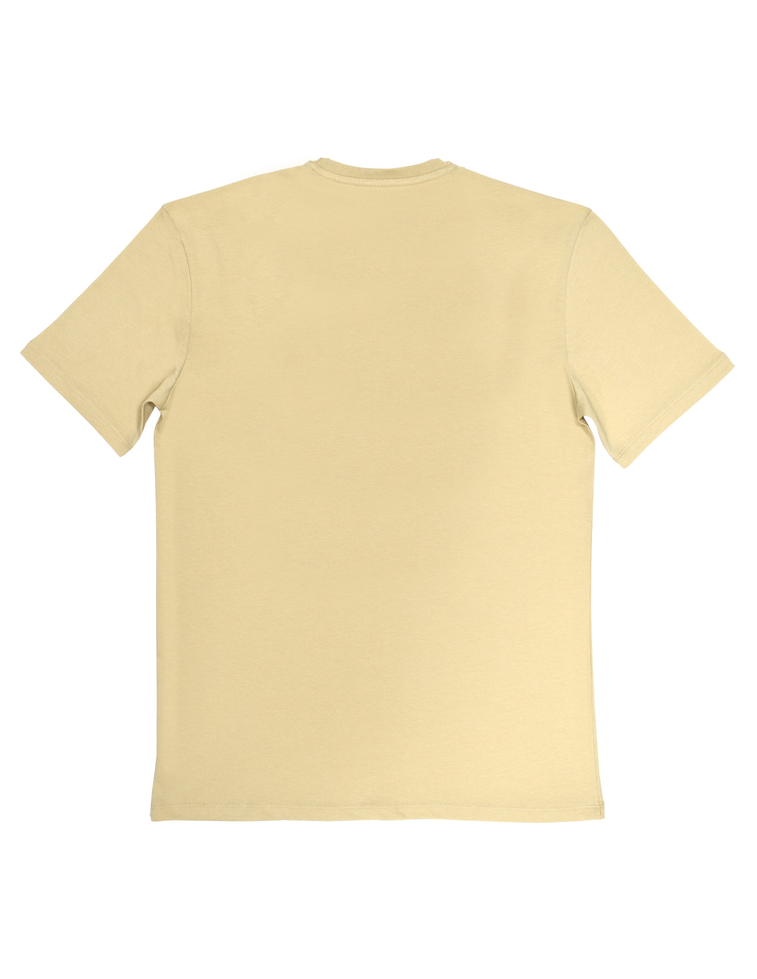 Basic Kadın Oversize Baskılı Bej T-shirt
