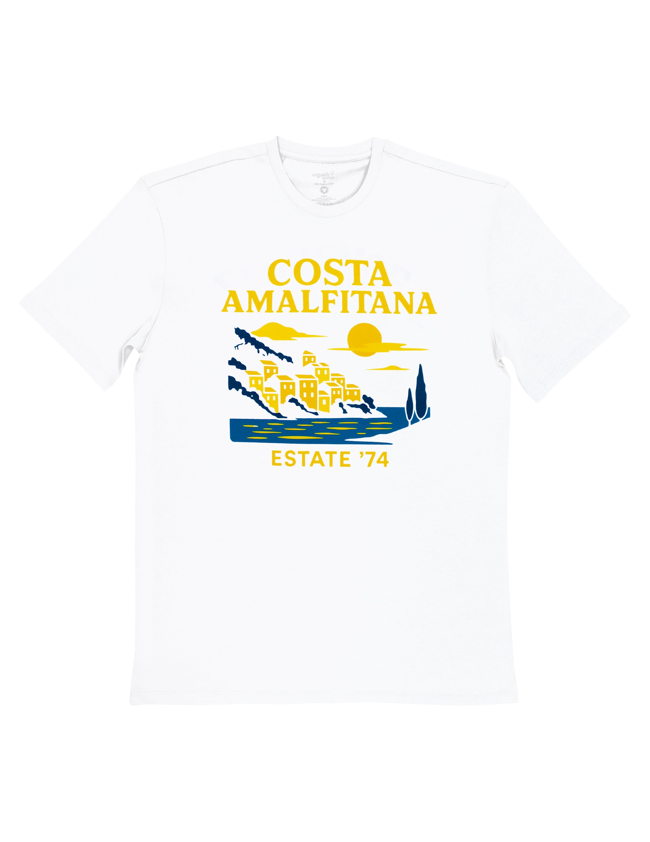 Basic Kadın Oversize Baskılı Beyaz T-shirt