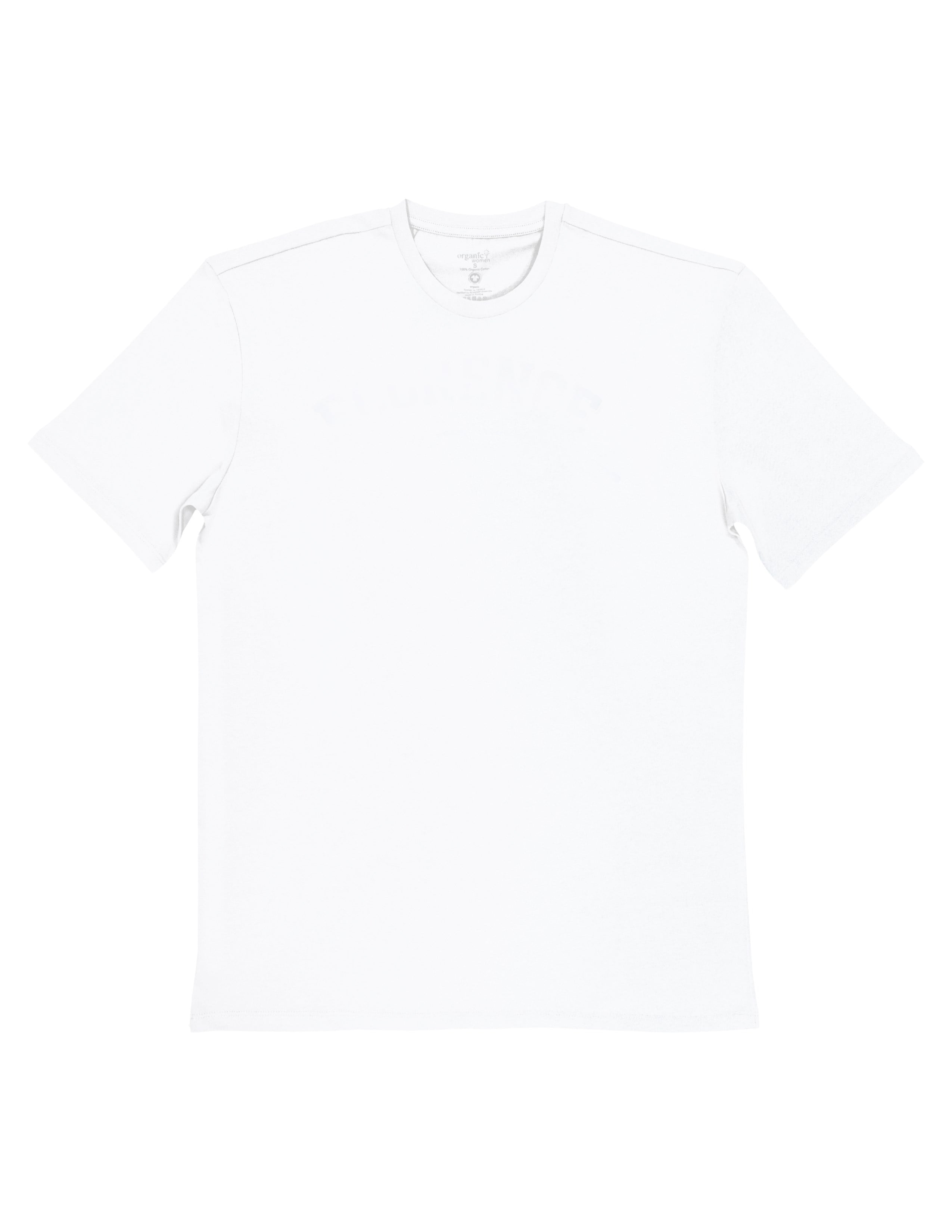 Basic Kadın Oversize Beyaz T-shirt