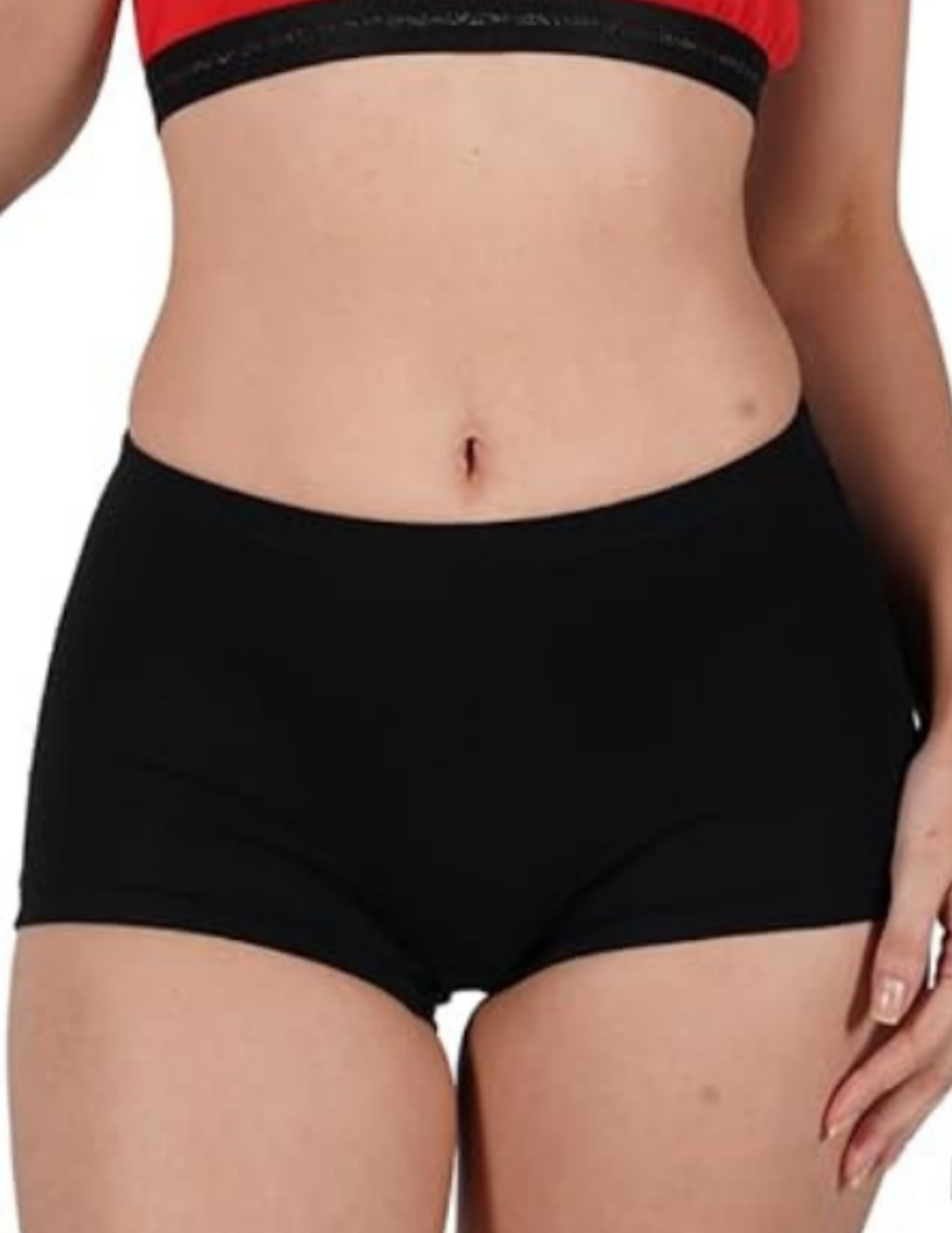 Basic Kadın Siyah Boxer 2'li Set