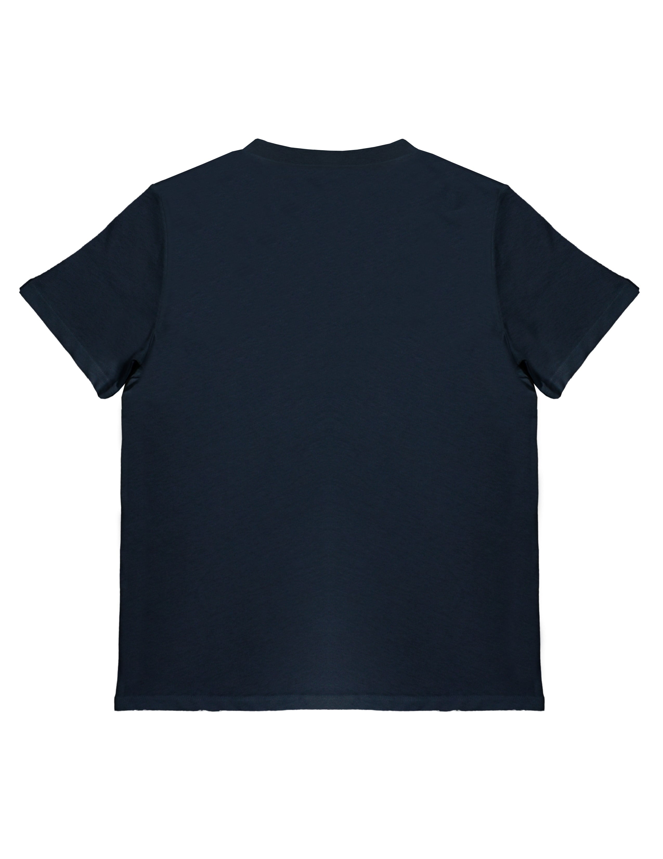 Basic Kadın V Yaka Lacivert T-shirt