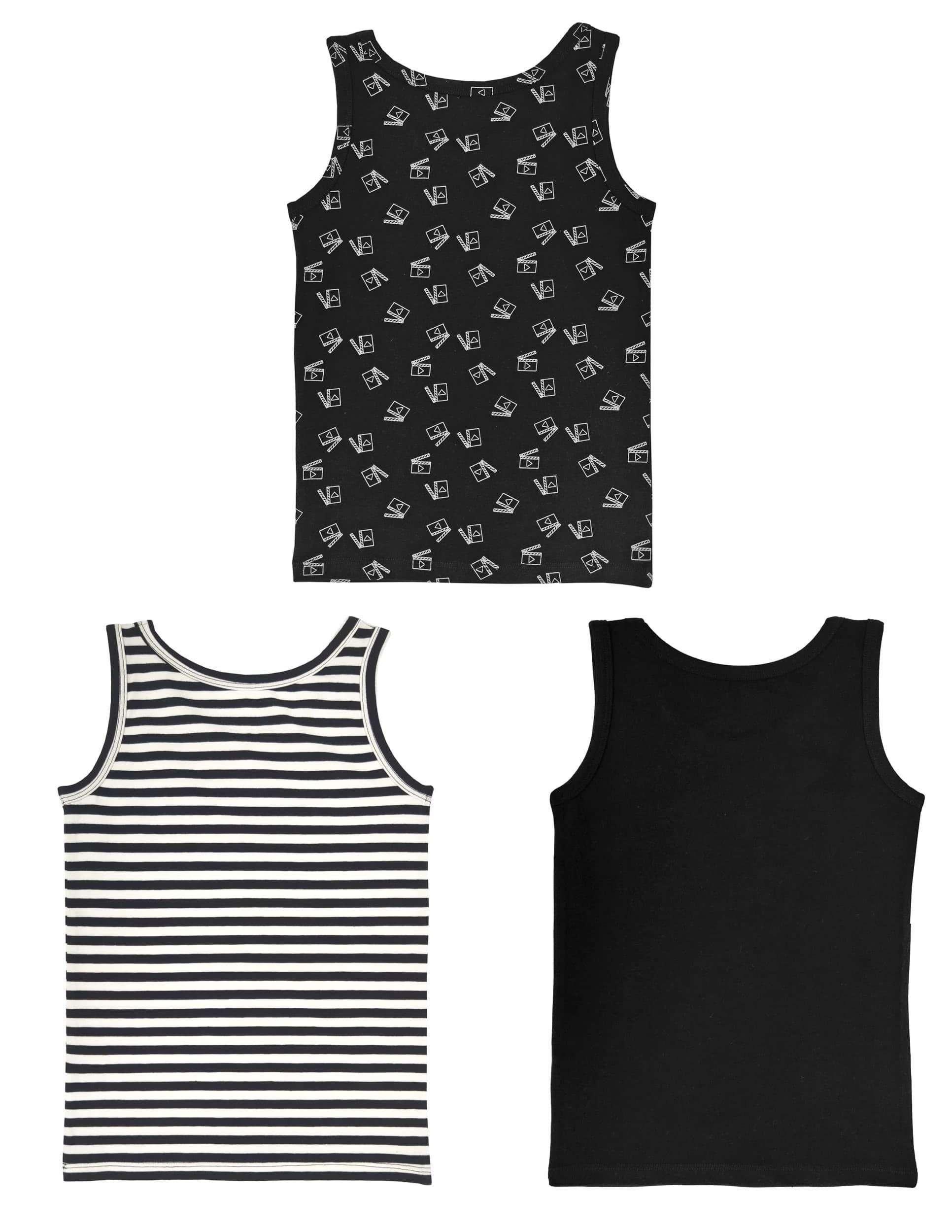 Cinema Erkek Çocuk Siyah Atlet Seti 3lü