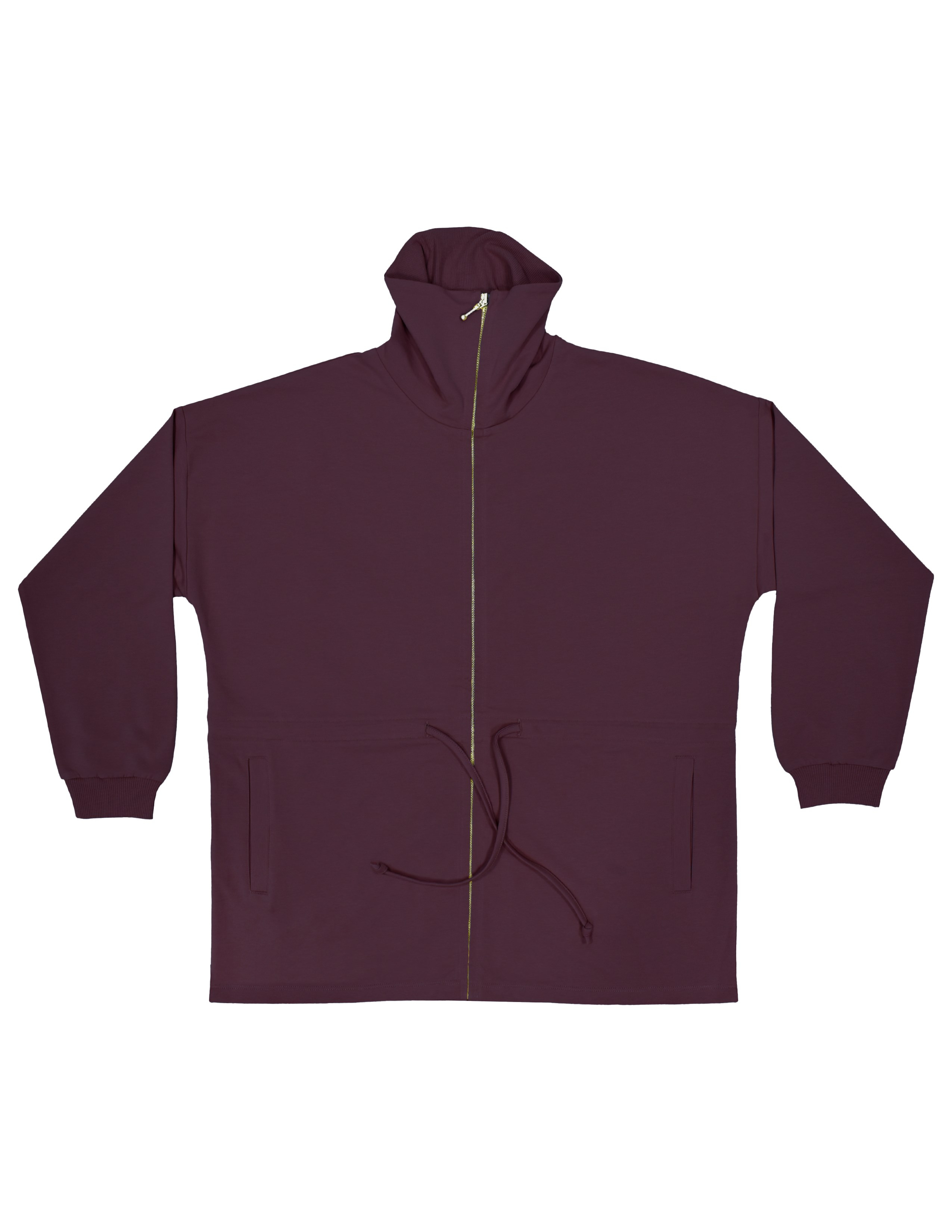 Dusty Rose Kadın Bordo Fermuarlı Ceket
