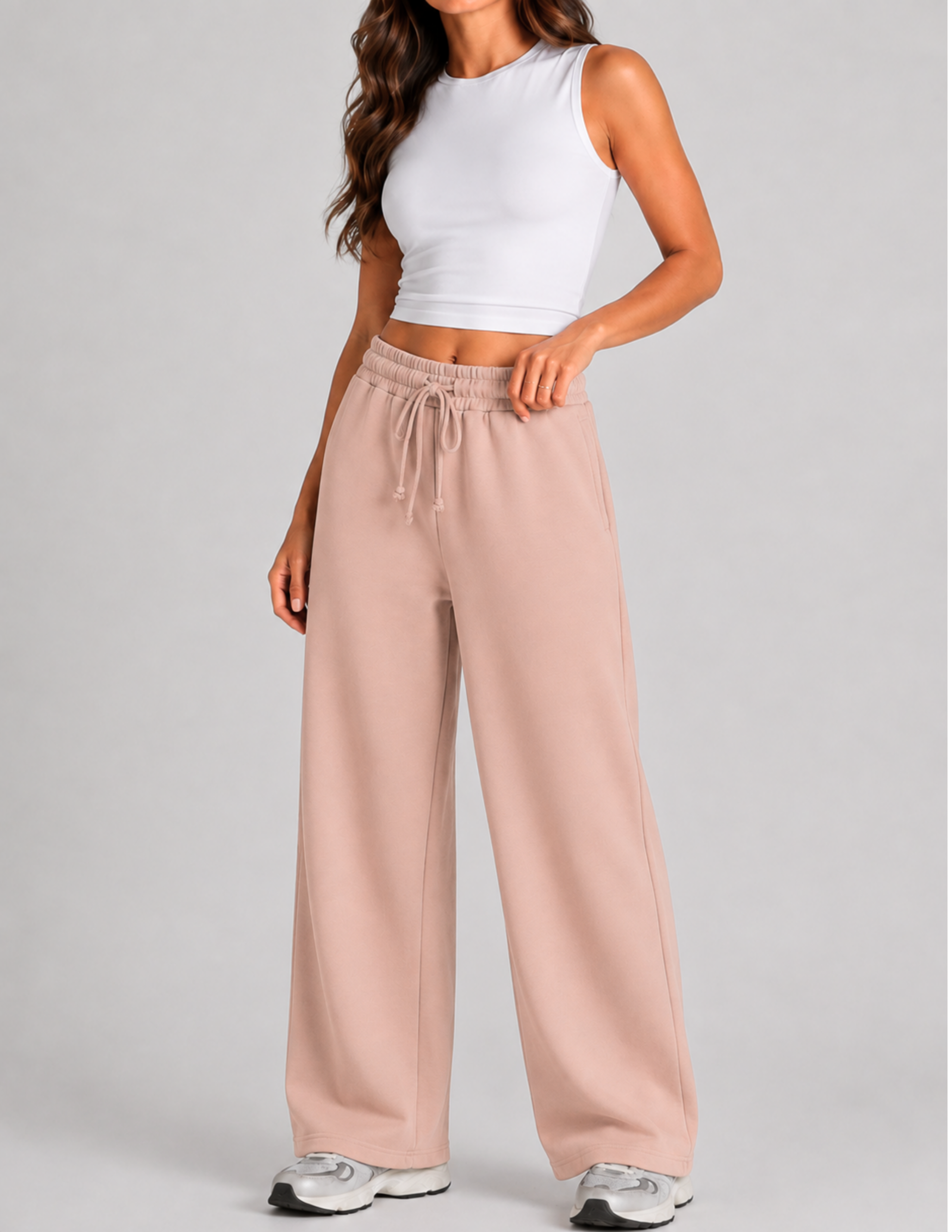 Dusty Rose Kadın Gül Kurusu Culotte Kesim Pantolon