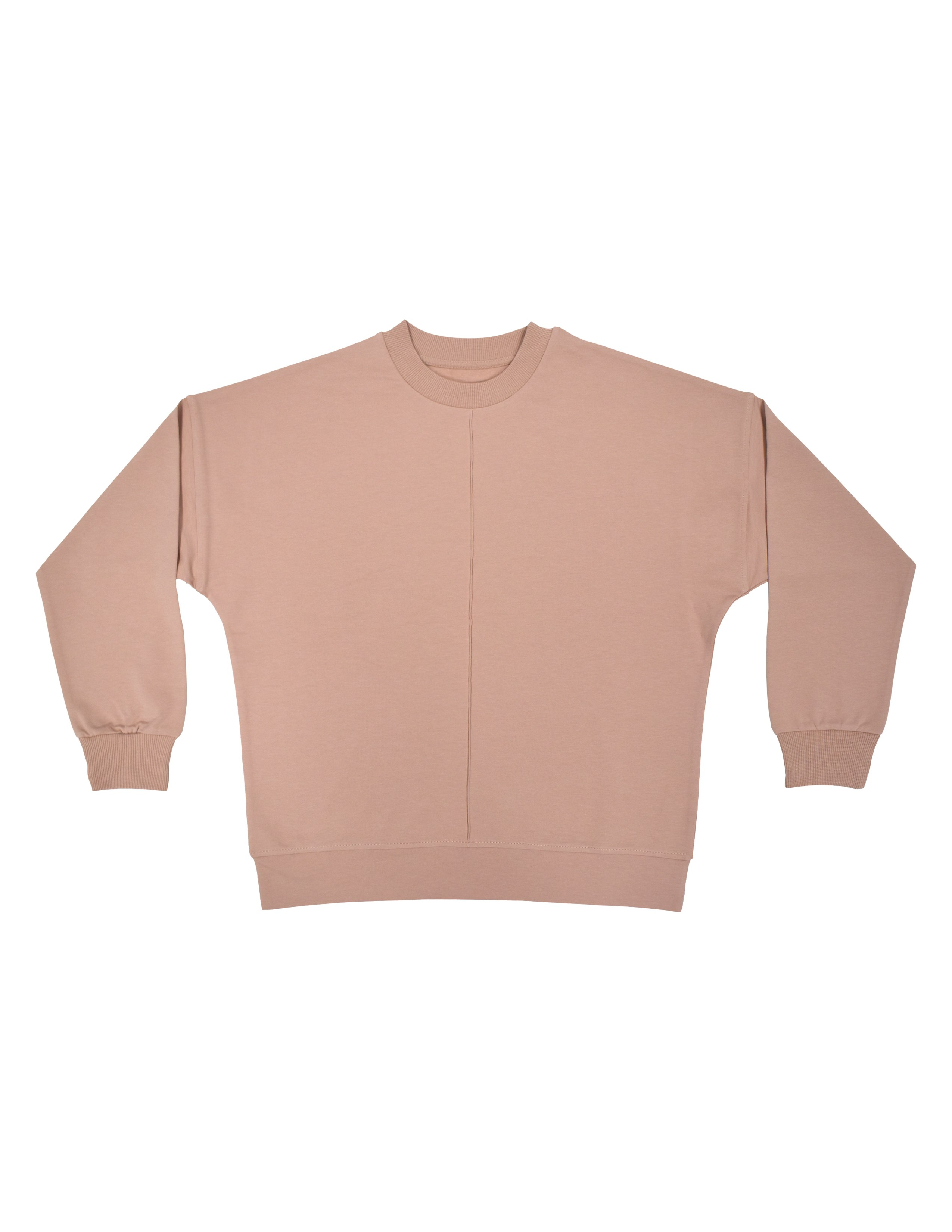 Dusty Rose Kadın Gül Kurusu Dikişli Sweatshirt