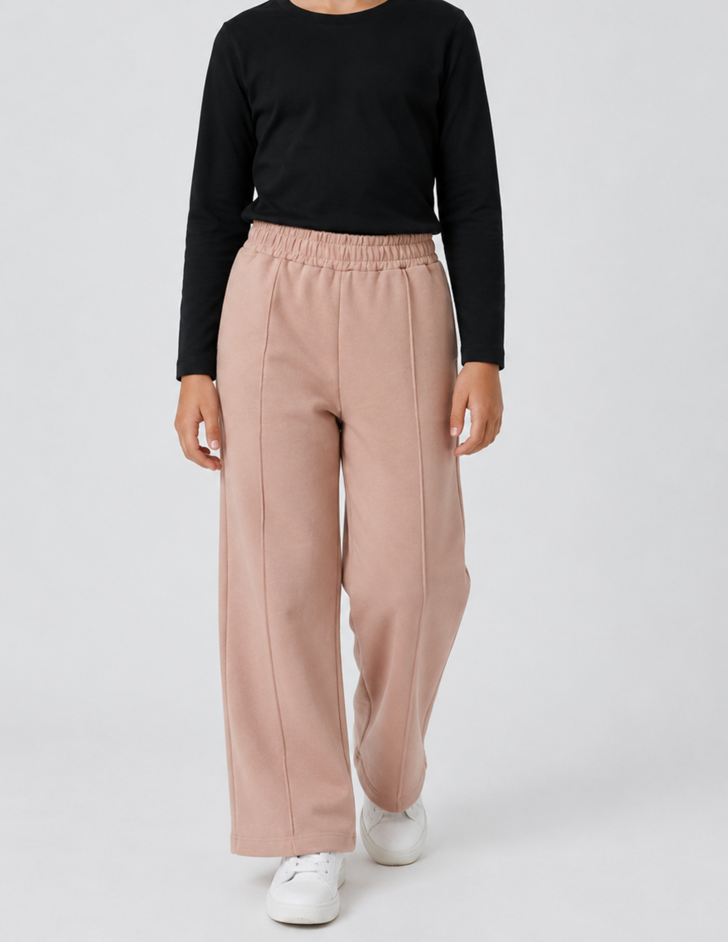 Dusty Rose Kız Çocuk Gül Kurusu Culotte Kesim Pantolon