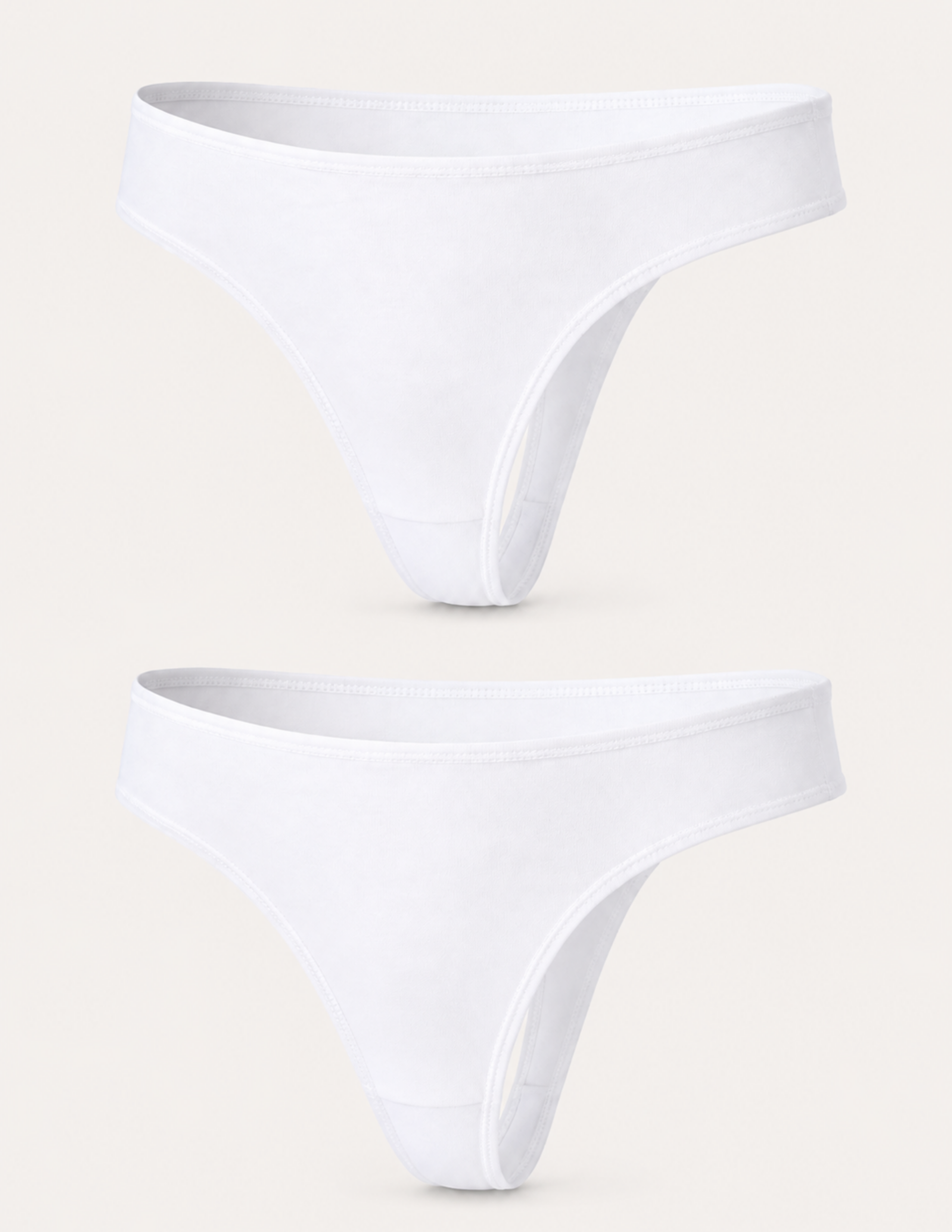 Ease Kadın Beyaz Tanga Külot 2'li Set