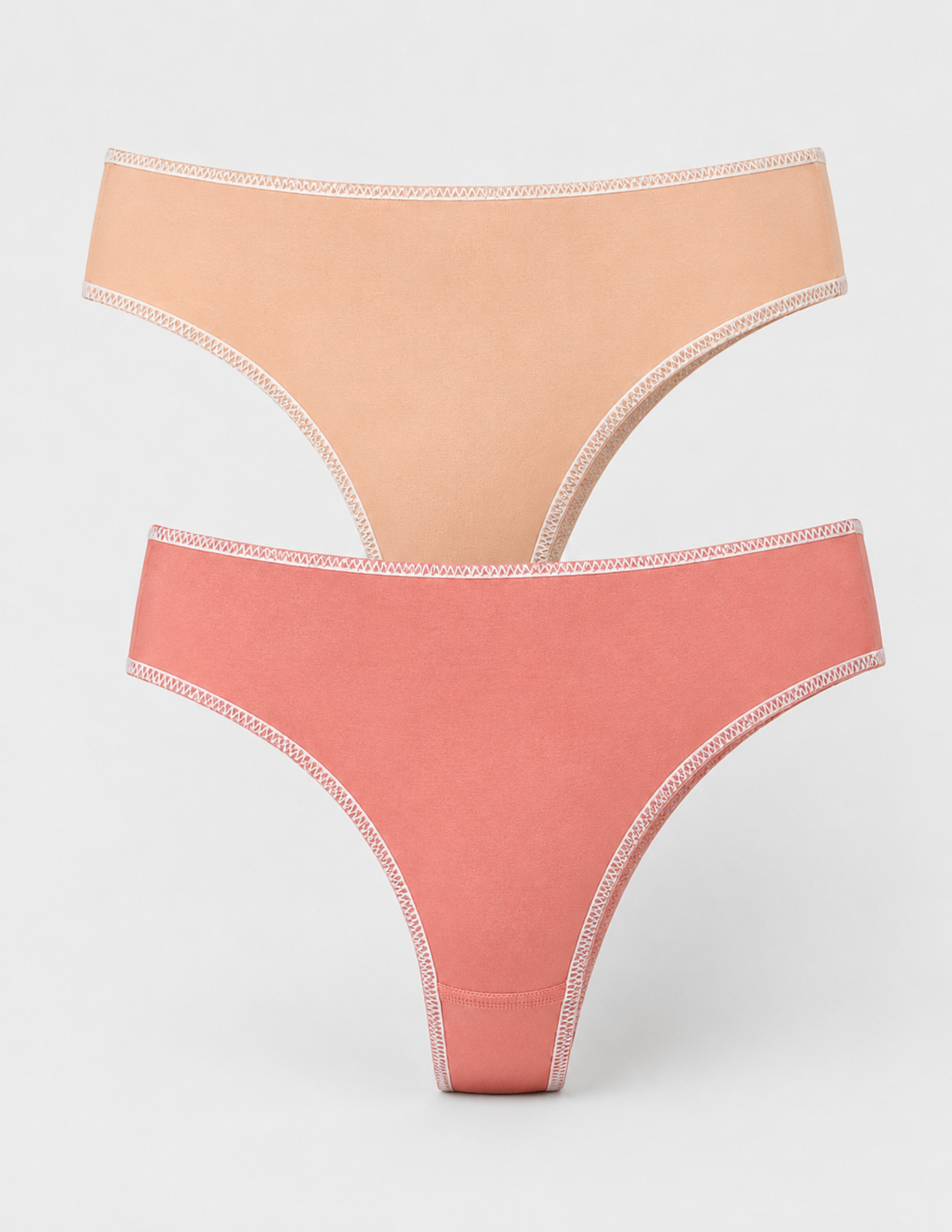 Ease Kadın Gülkurusu/Pembe Tanga Külot 2'li Set
