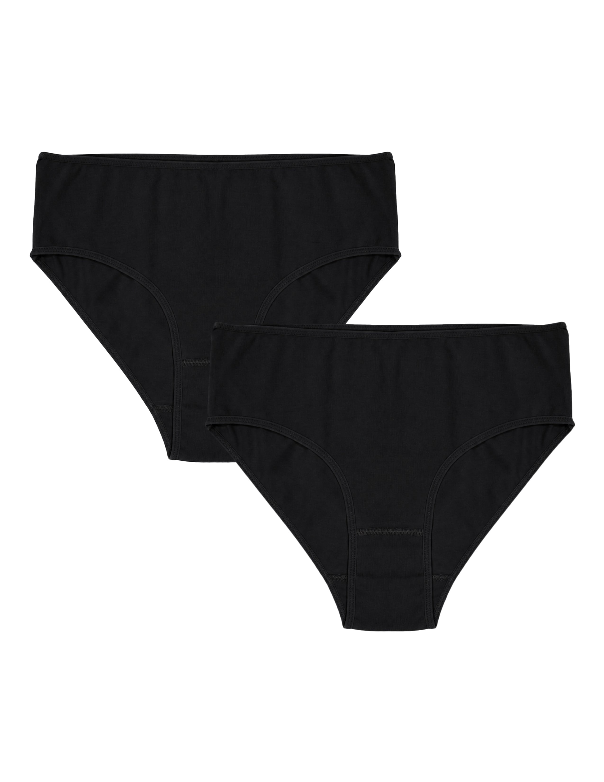 Ease Kadın Siyah Slip Külot 2'li Set