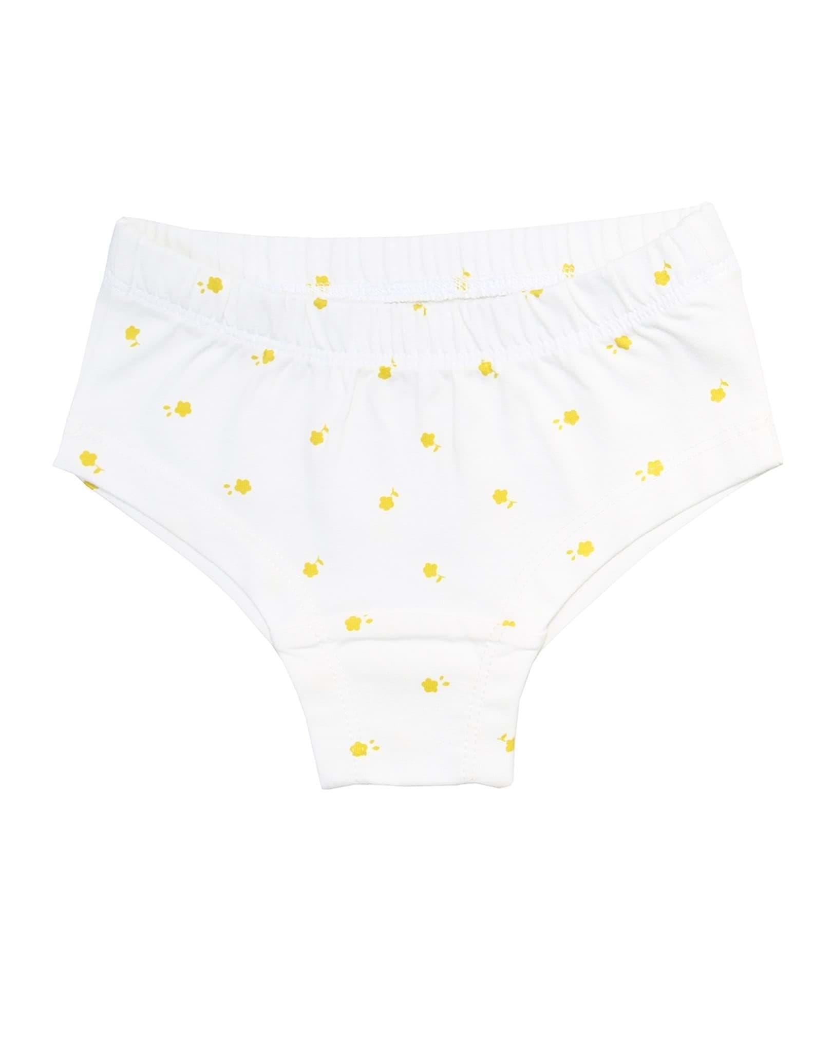 Flower Kız Çocuk Renkli Boxer Külot Seti 3lü